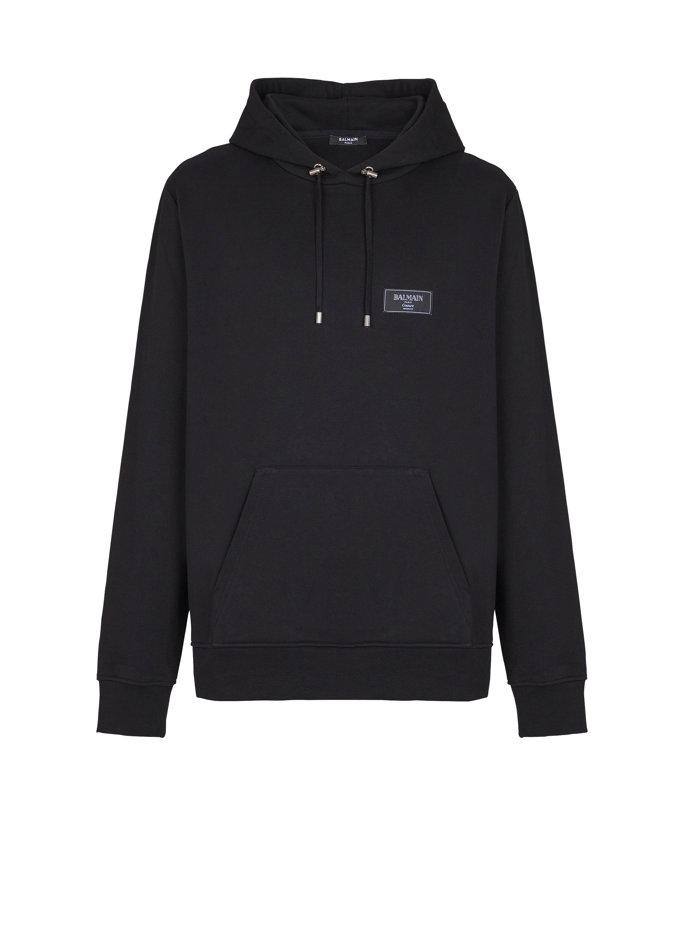 Hoodie with Balmain Couture label