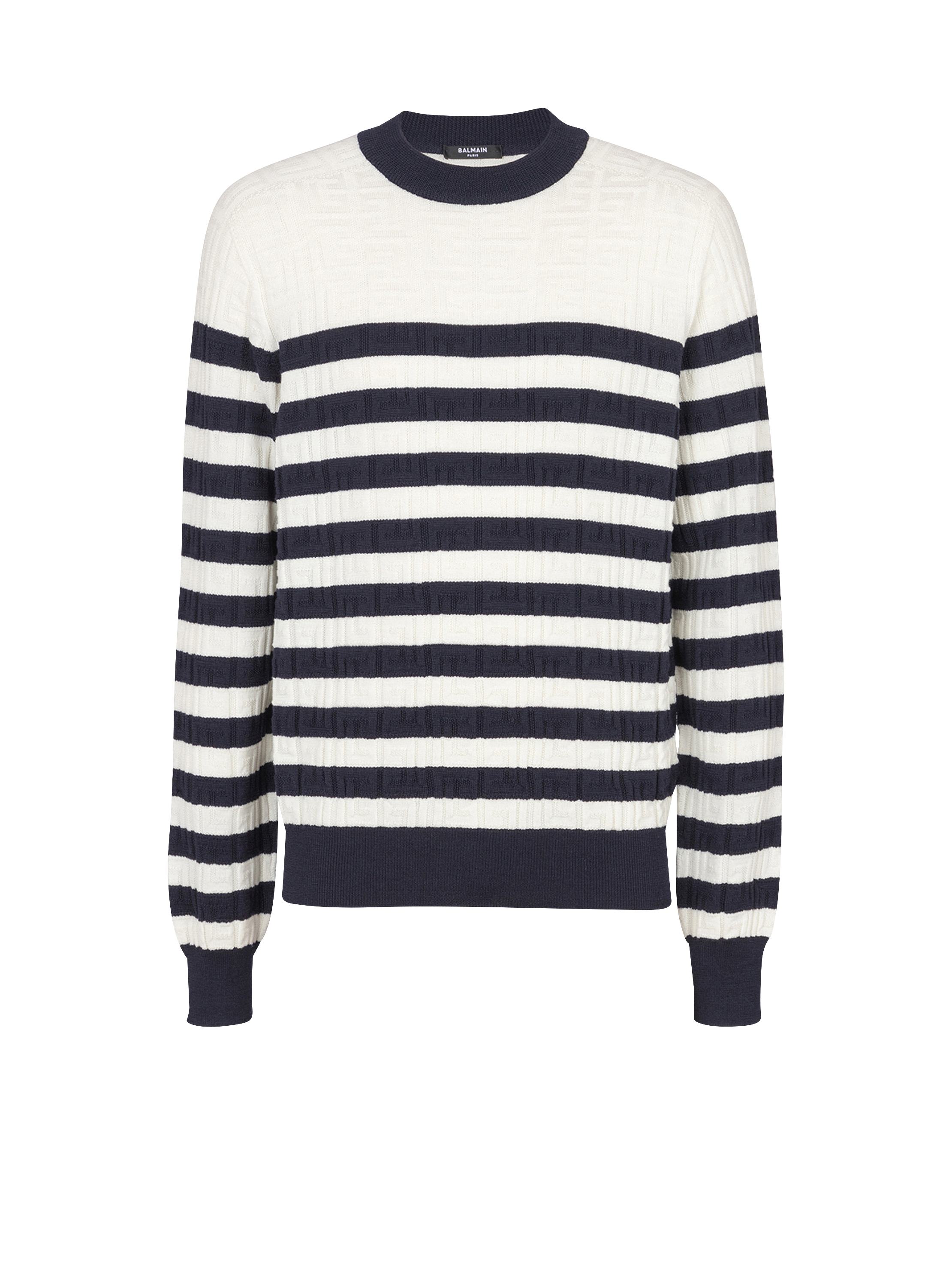 3d monogram marinière sweater