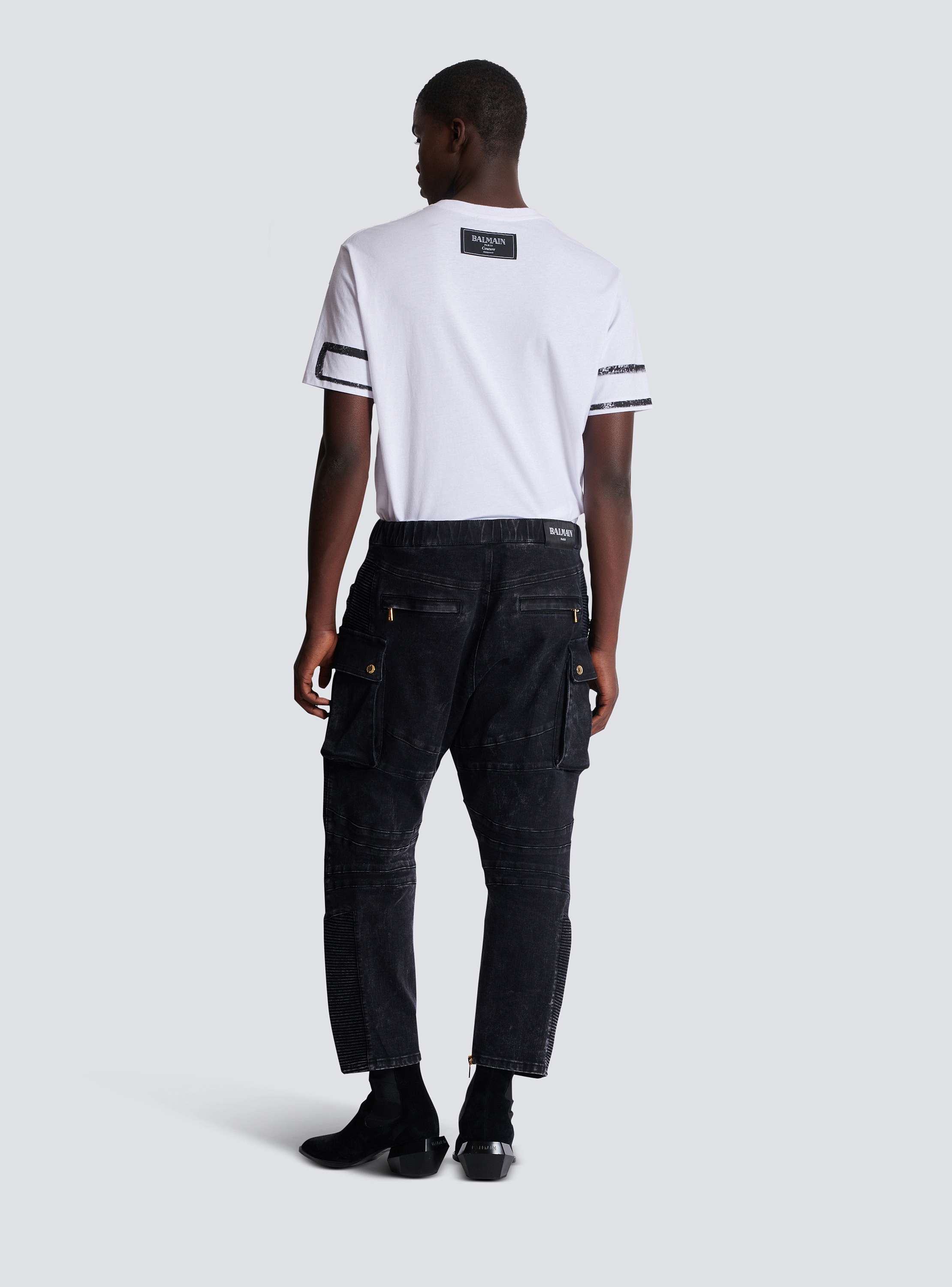 Balmain × Balmain X H&M × Pierre Balmain Cargo biker denim