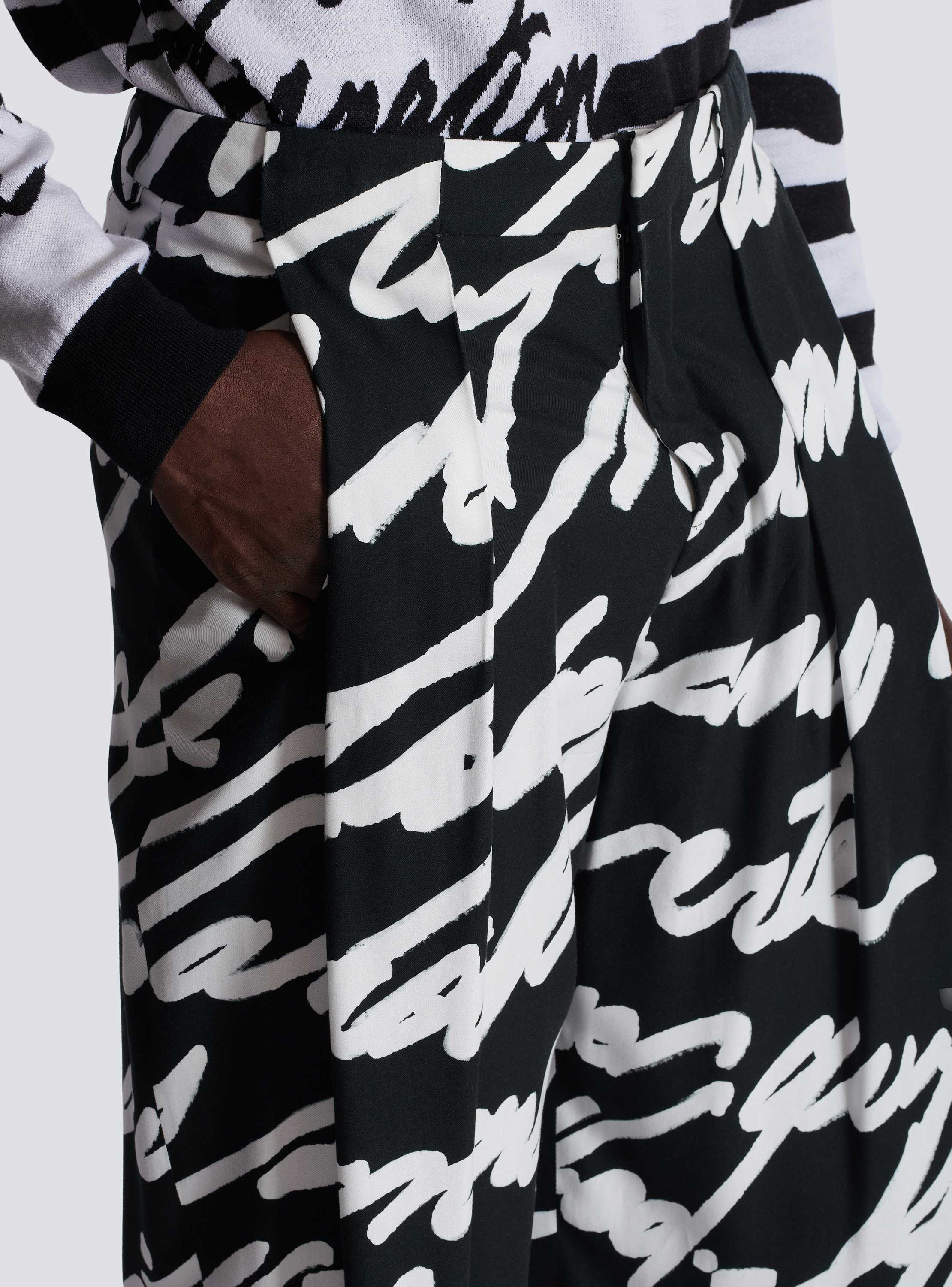 【関税＆送料込み】Balmain Belted 4 Pokets Fitted Lambskin Pleated trousers with 