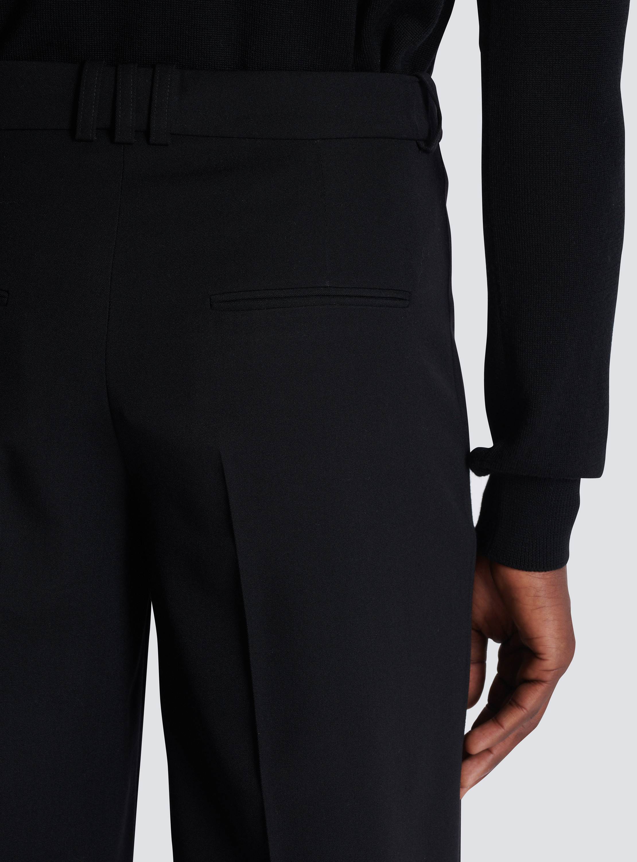 パンツ BALMAIN Women Straight Pants DF0PQ310WC090PA Black The Designer Trouser Collection | BALMAIN