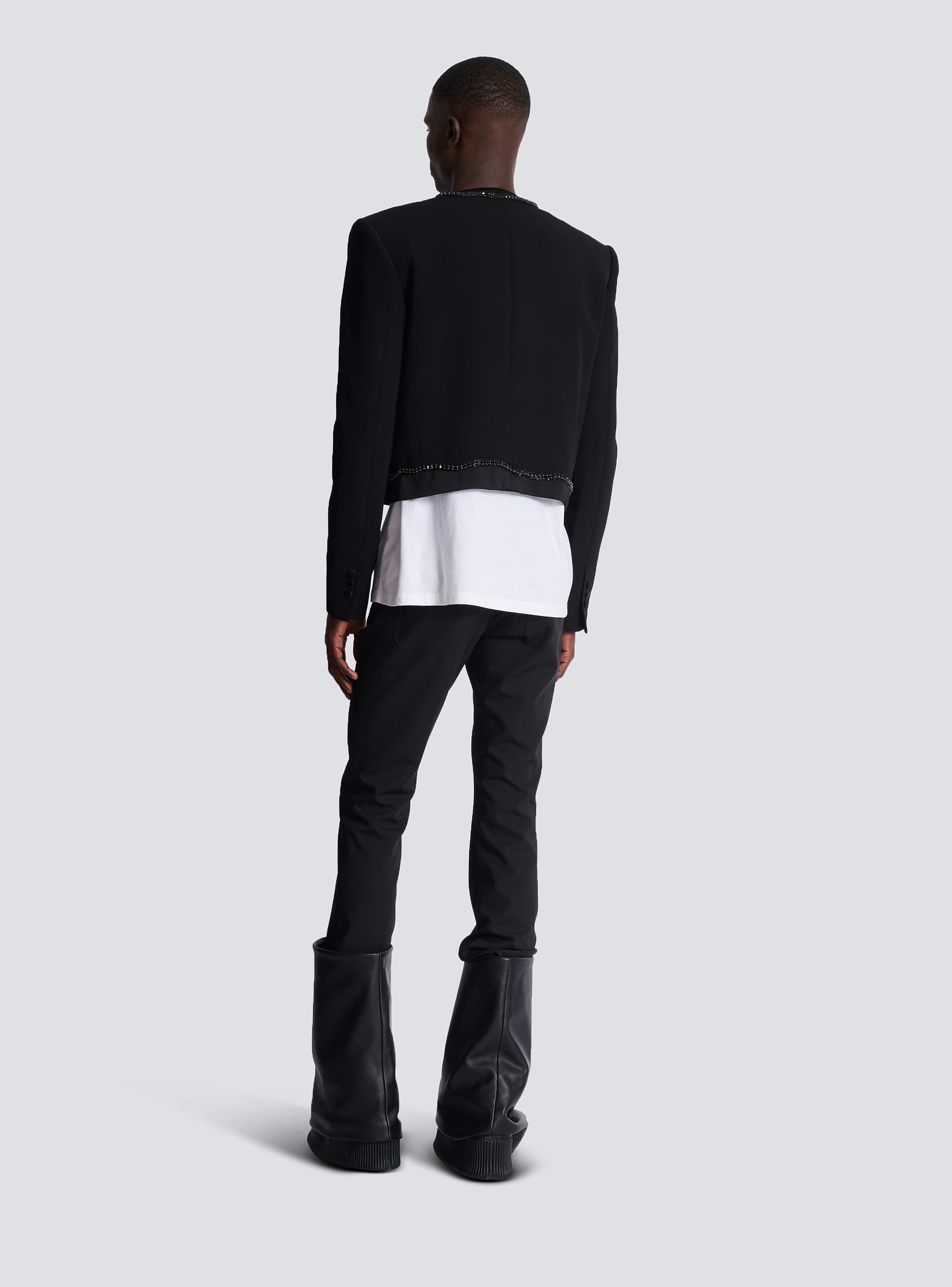 タグ付き未使用】BALMAIN バルマン ライダースジャケット