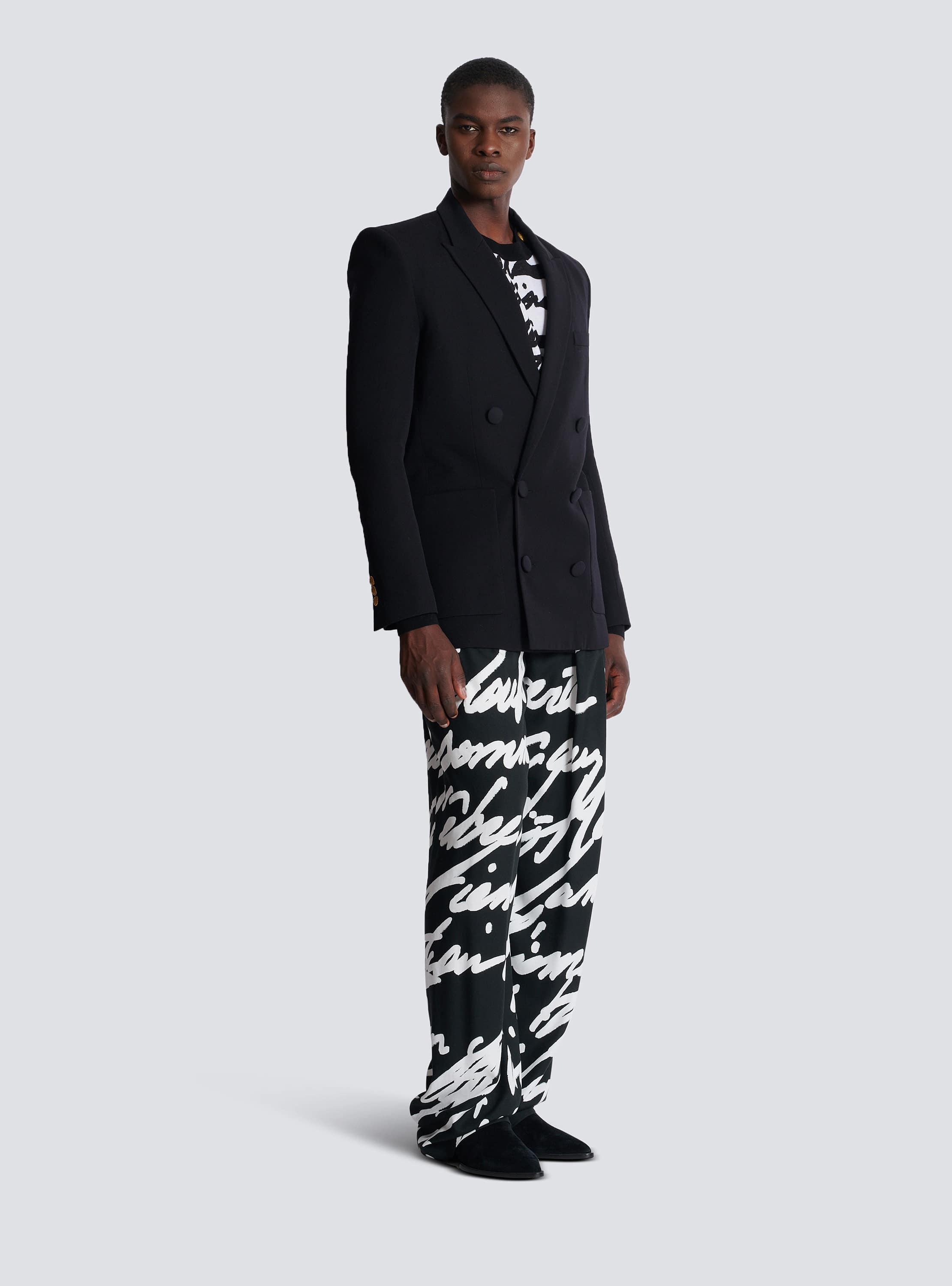 Grain de poudre blazer black - Men | BALMAIN