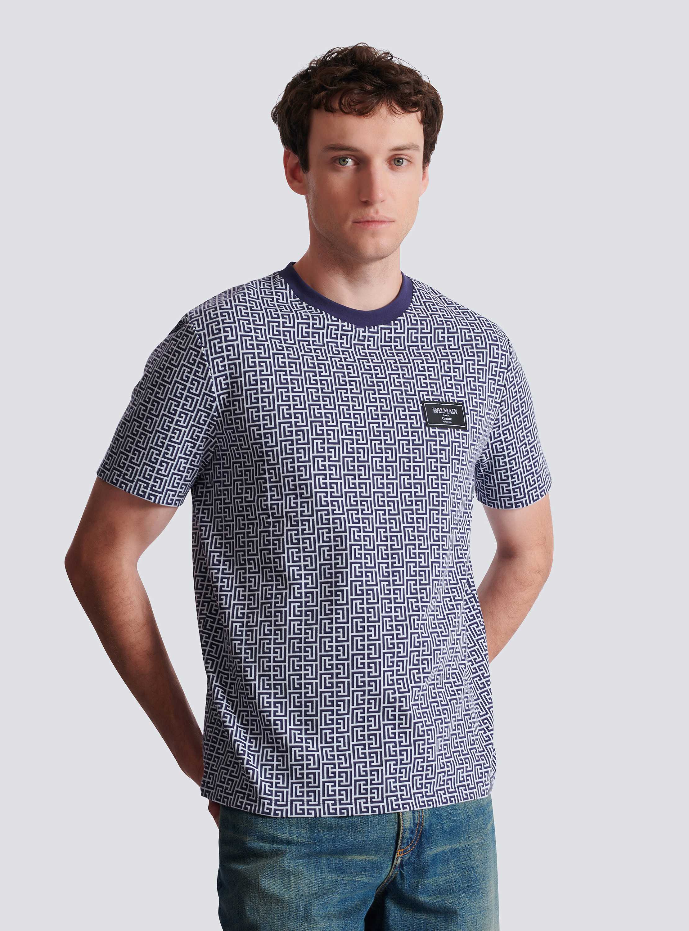 【関税＆送料込み】Balmain T-Shirt With Monogram Monogrammed T-shirt with Balmain Couture label - Men | BALMAIN