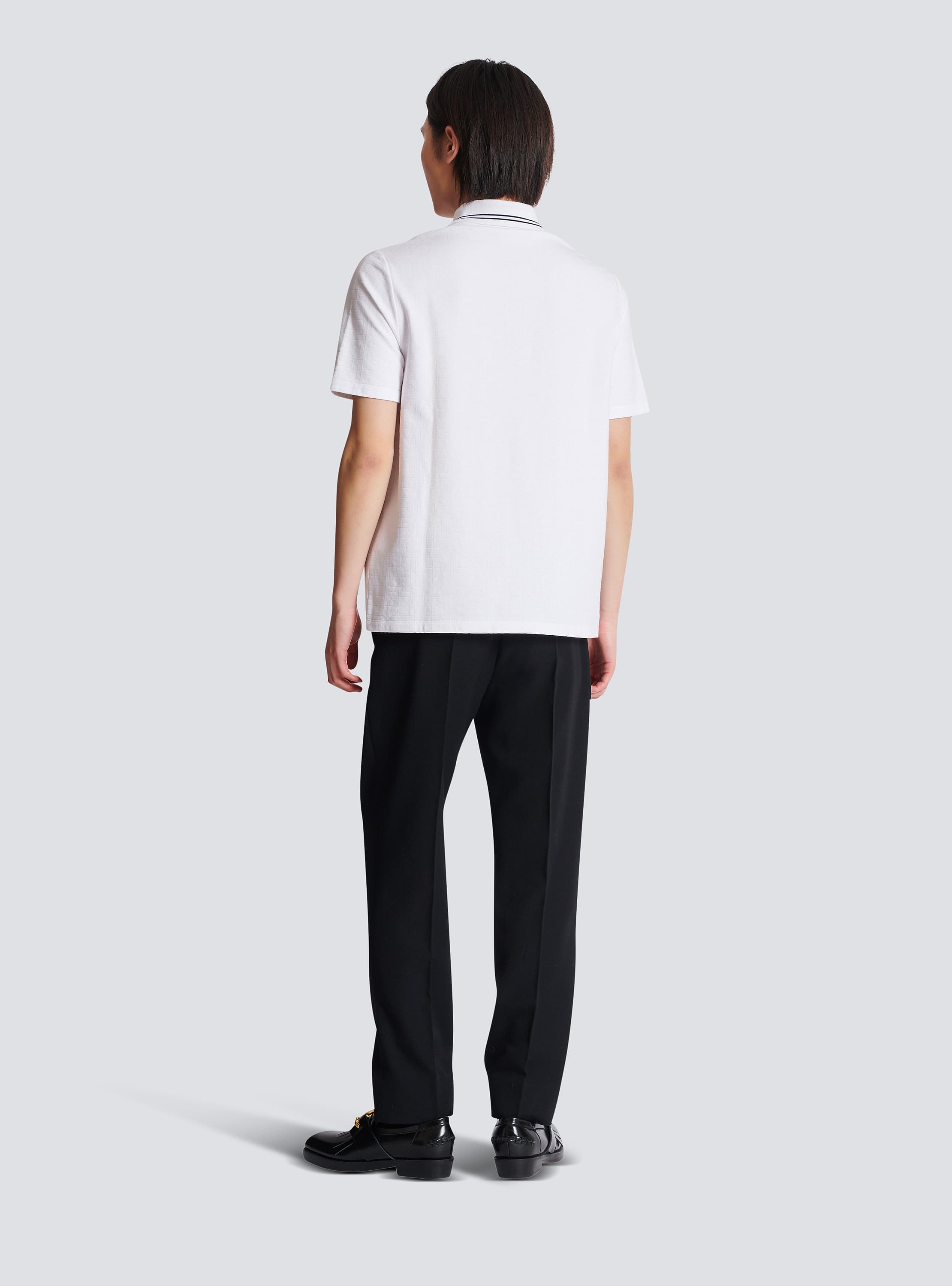 Balmain EH1EF000BC910FA 関税送料込 T-shirt with Balmain Couture label white white - Men | BALMAIN