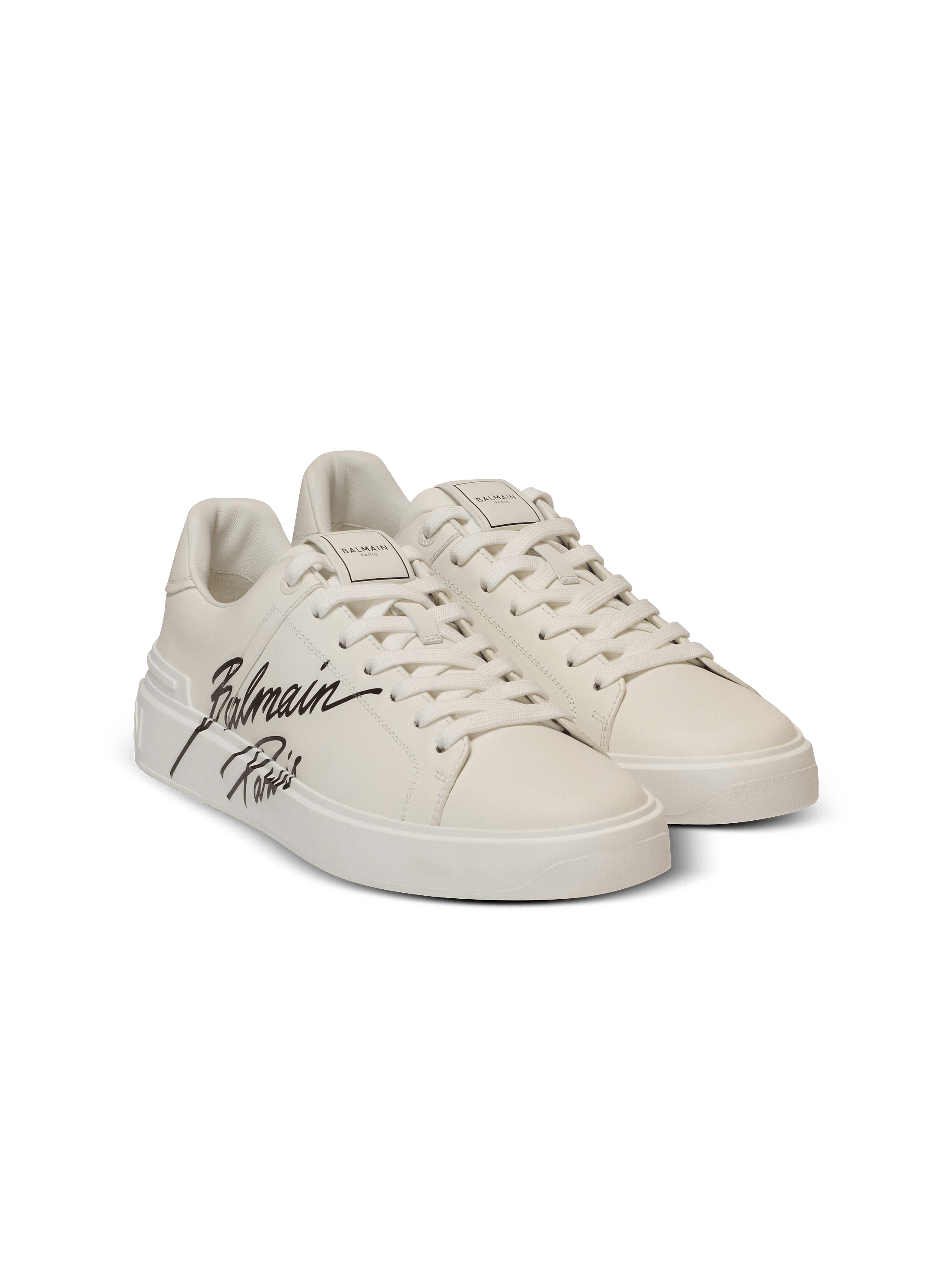 B-Court trainers in calfskin - Men | BALMAIN