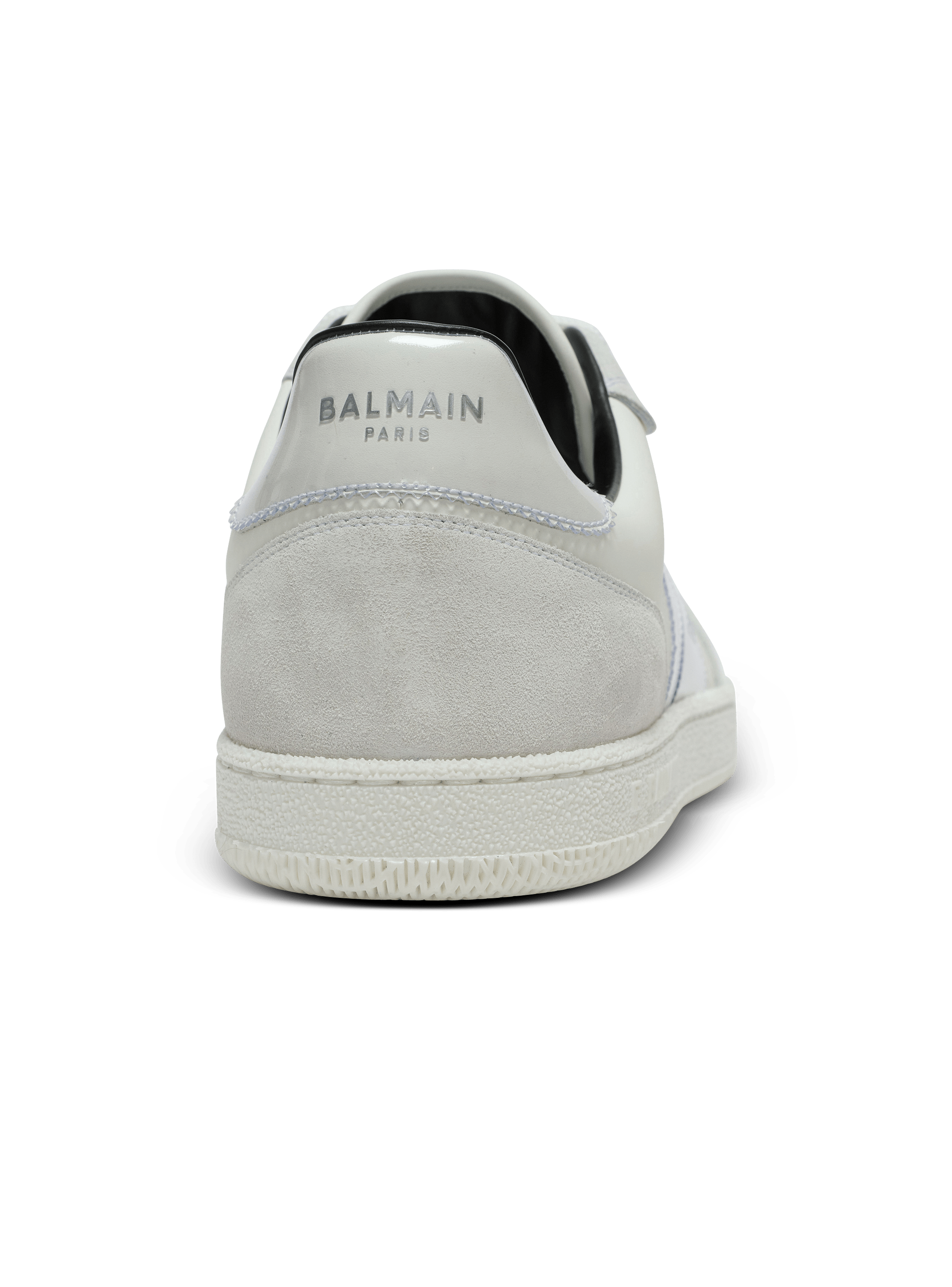 スニーカー BALMAIN Men Sneakers DM0VI360LKSS GHB white Calfskin Balmain Swan trainers white - Men | BALMAIN