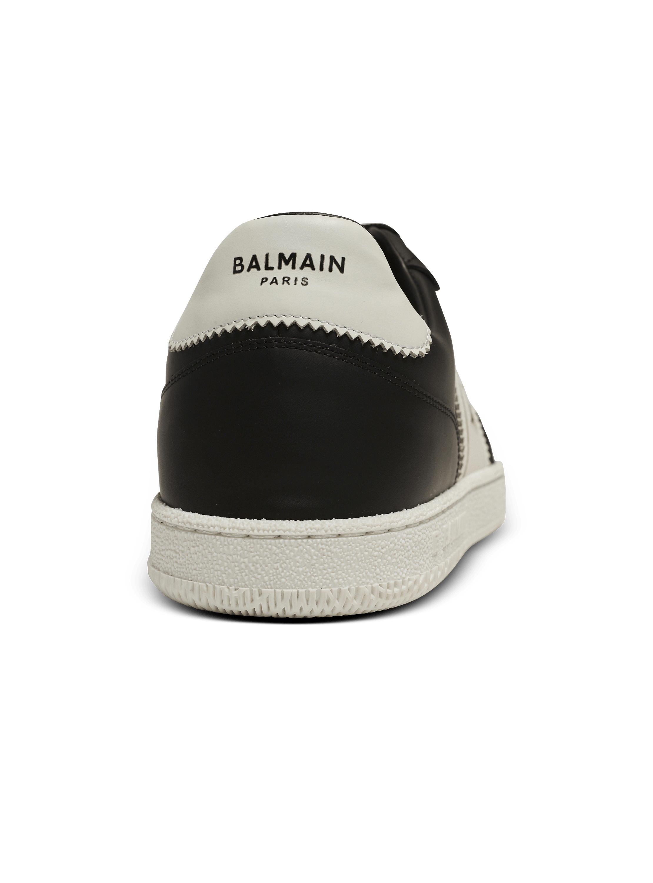 Calfskin Balmain Swan trainers - Men | BALMAIN