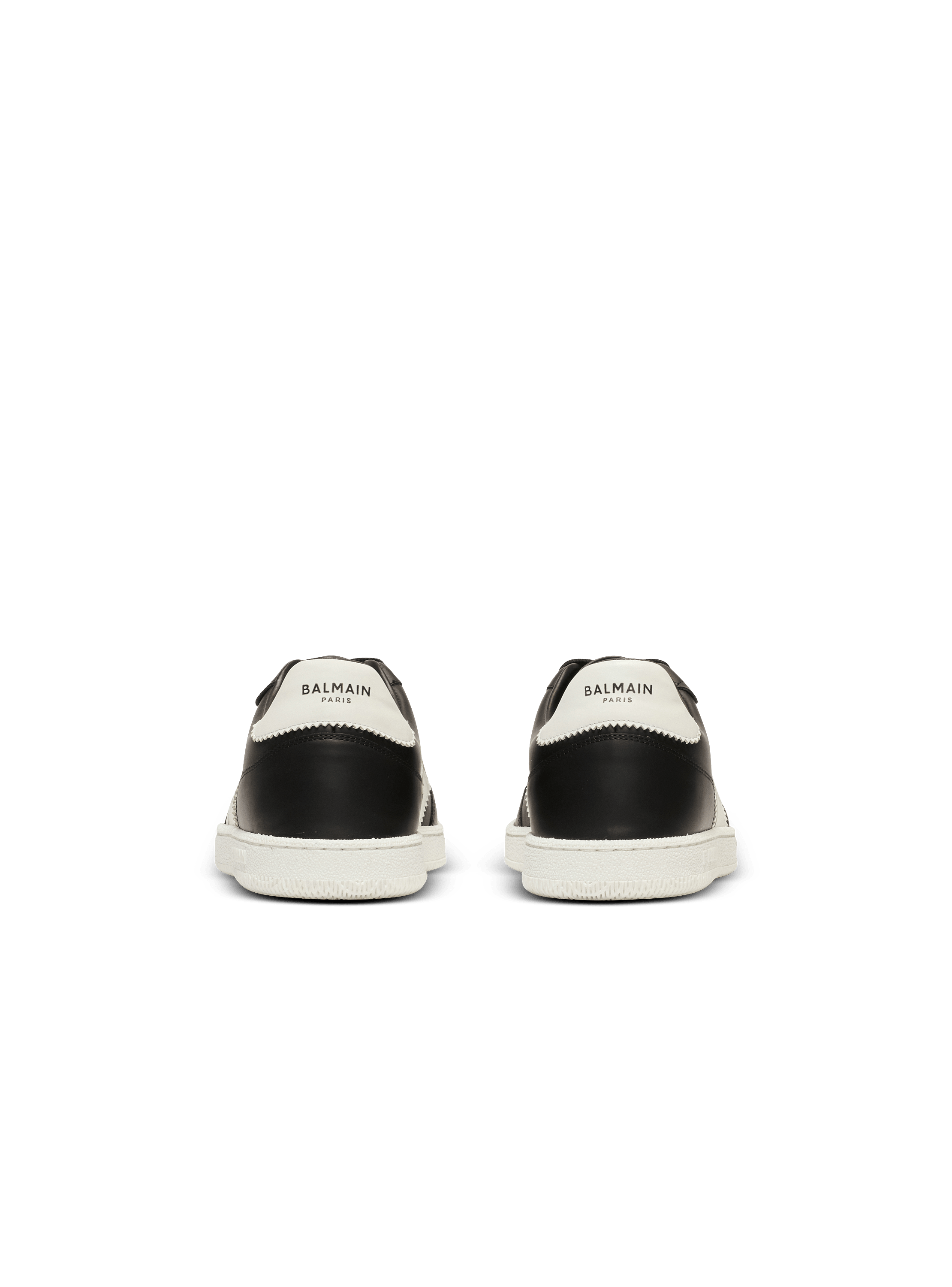 Calfskin Balmain Swan trainers