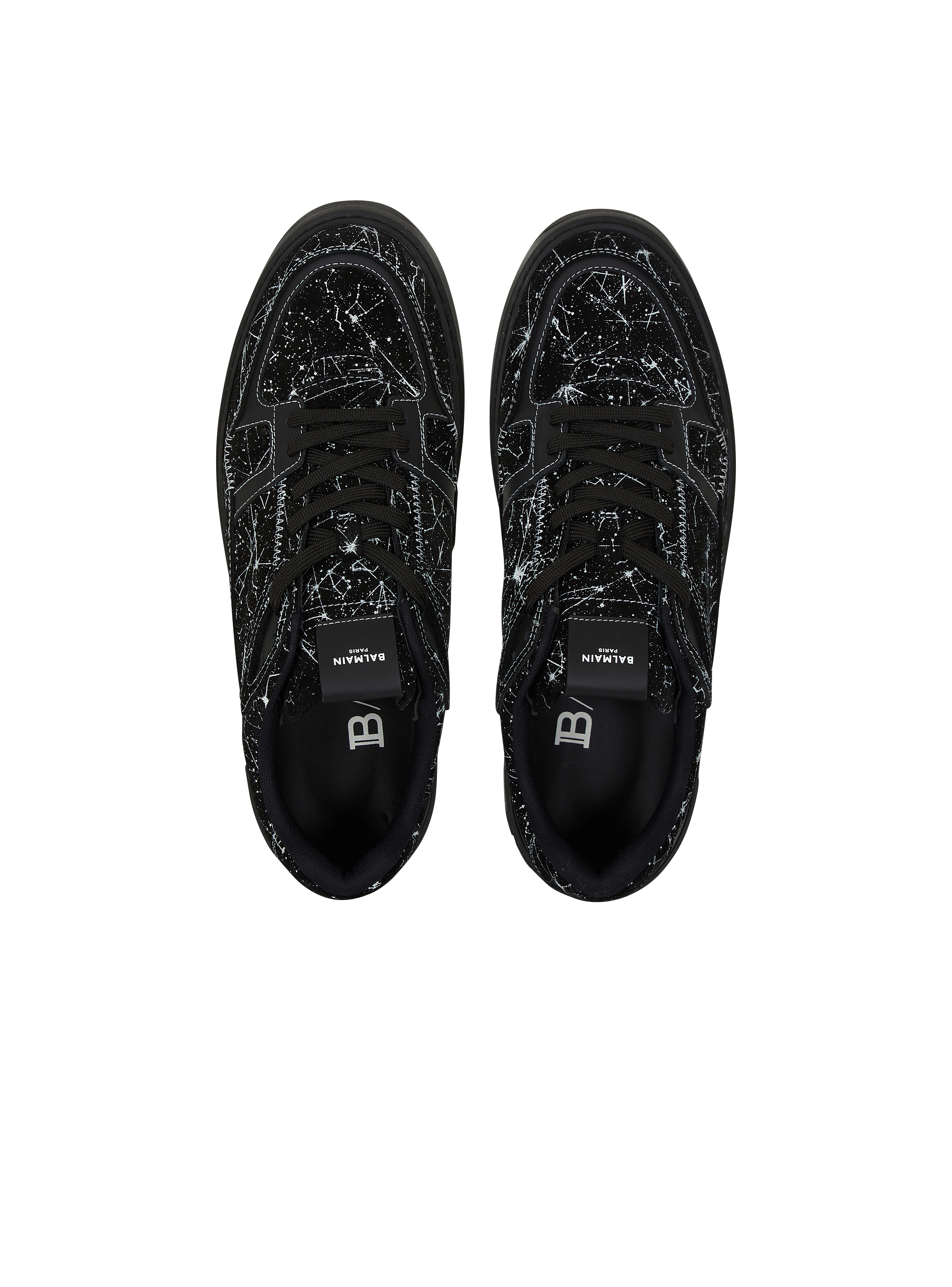 【関税込み】Balmain ブラック B-Skate ジッパー スニーカー Balmain Black B-Skate Zip Sneakers Balmain