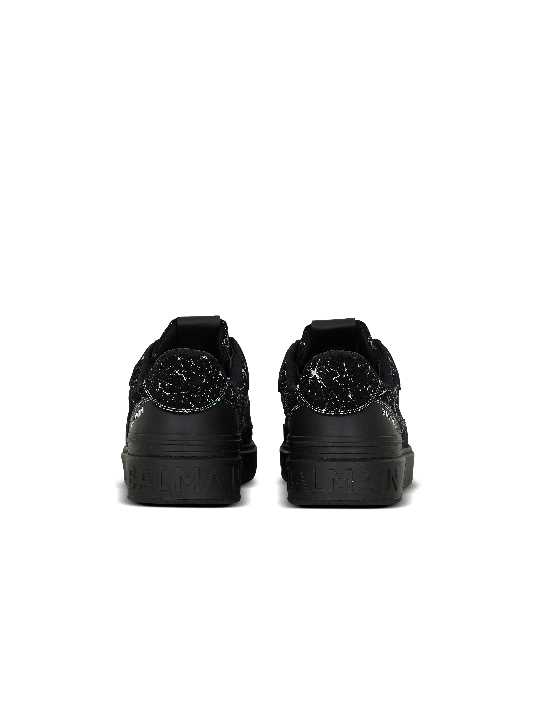 【関税込み】Balmain ブラック B-Skate ジッパー スニーカー Balmain Black B-Skate Zip Sneakers Balmain