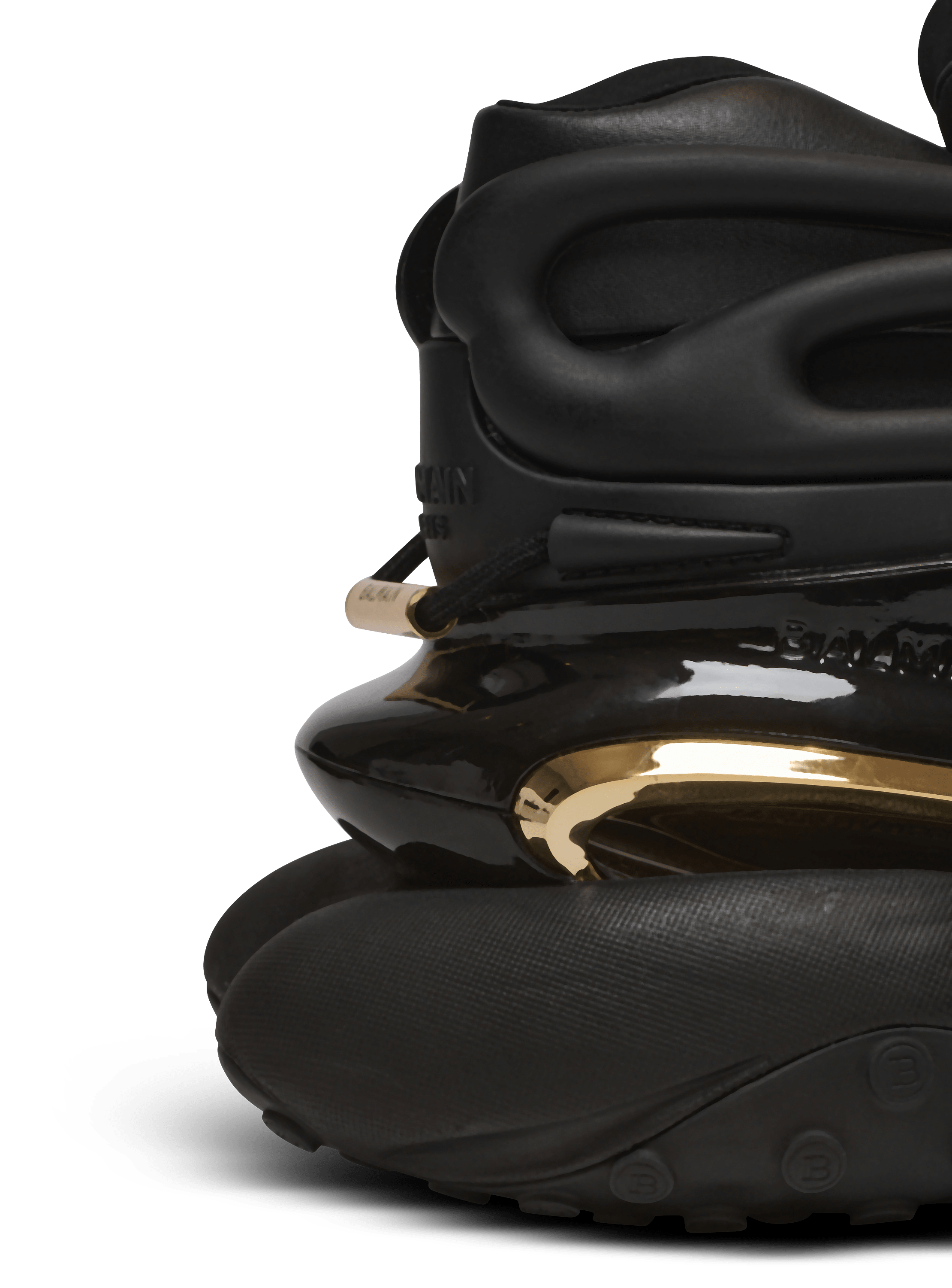 Unicorn Low trainers in neoprene and calfskin black - Men