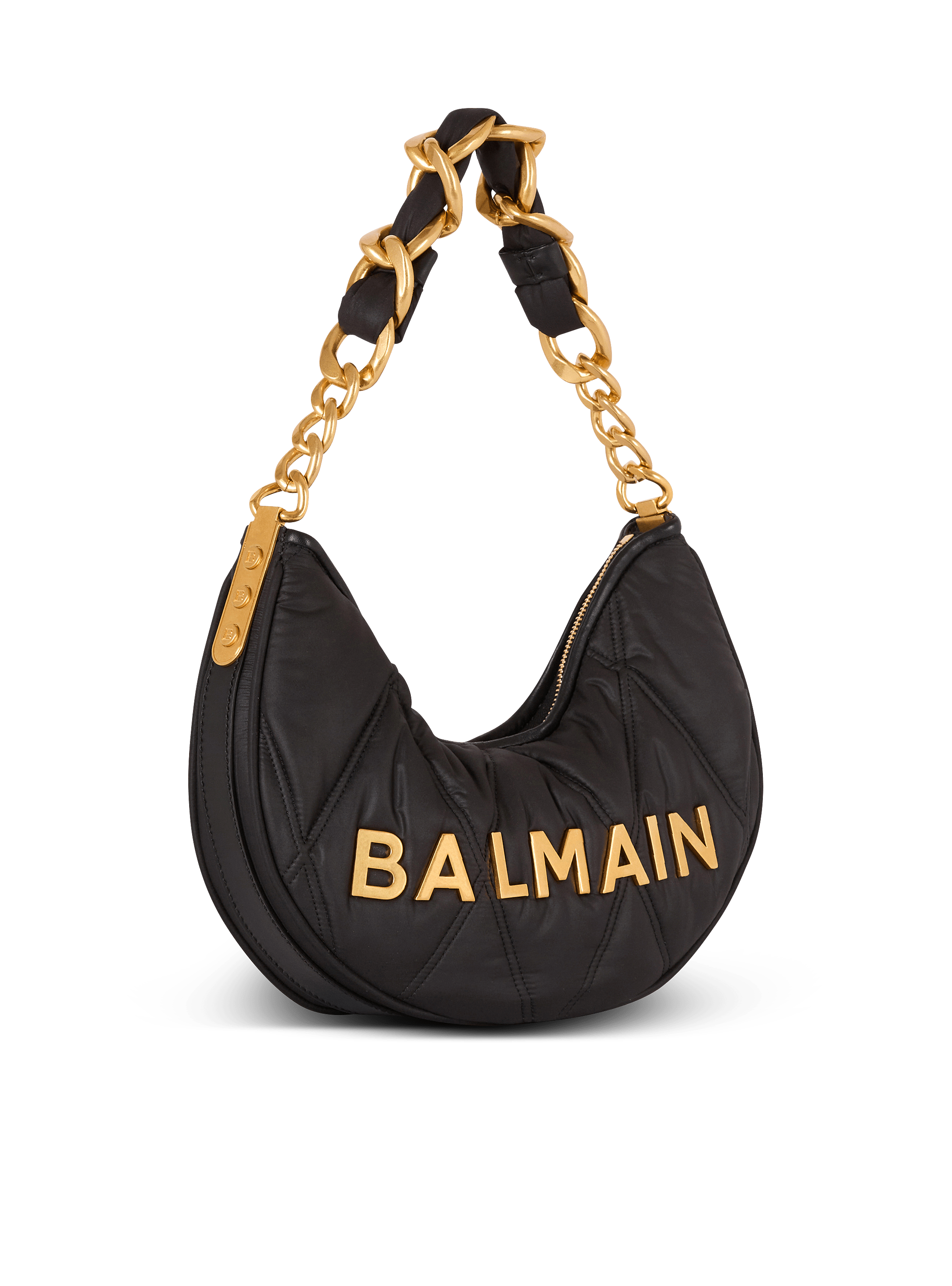 1945 Soft Moon bag in diamond-quilted nylon - Men | BALMAIN
