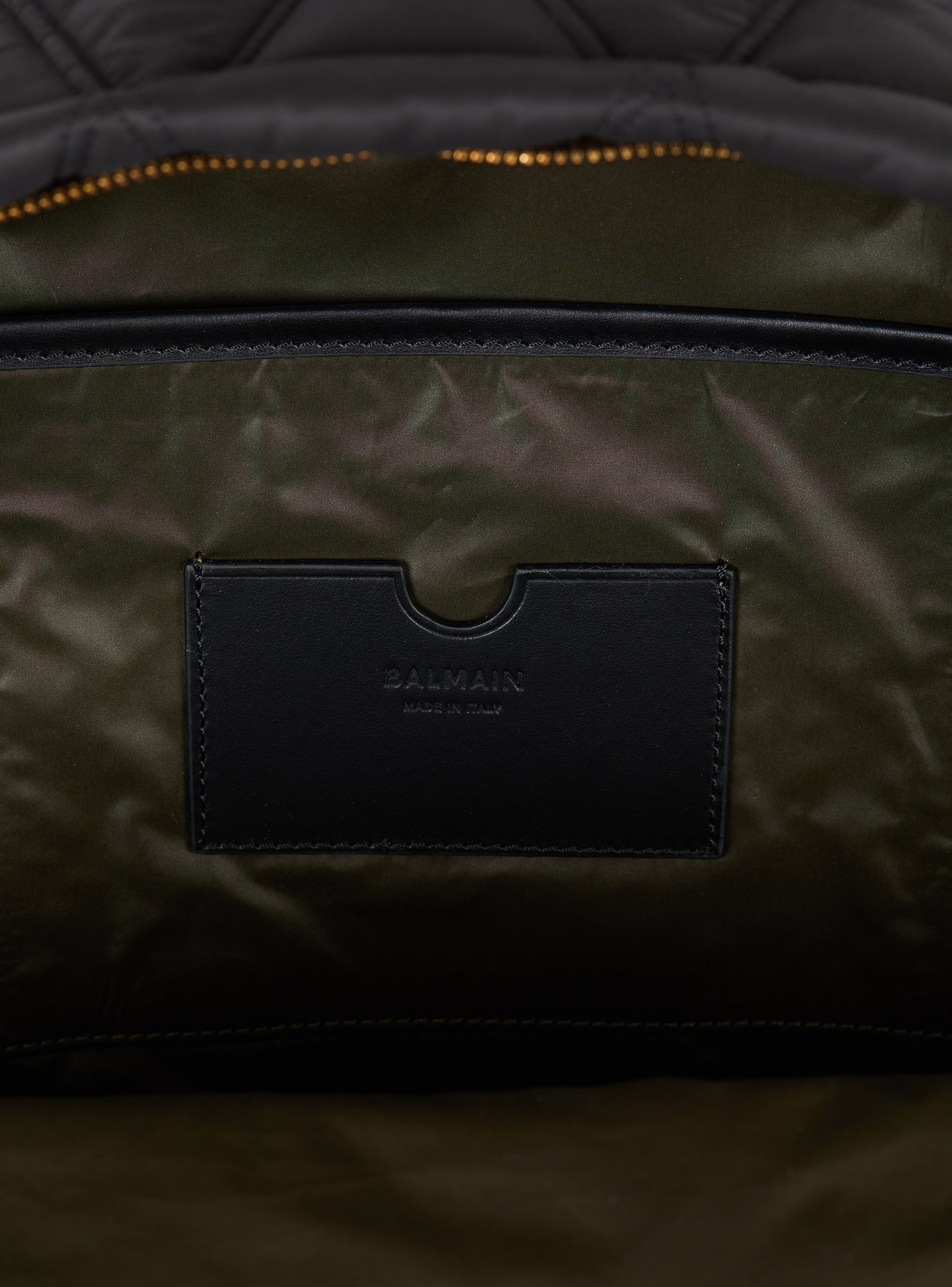 Balmain☆VIP価格 ダイヤモンド モチーフ バックパック ダイヤモンドキルティング ナイロン バックパック - Men | BALMAIN