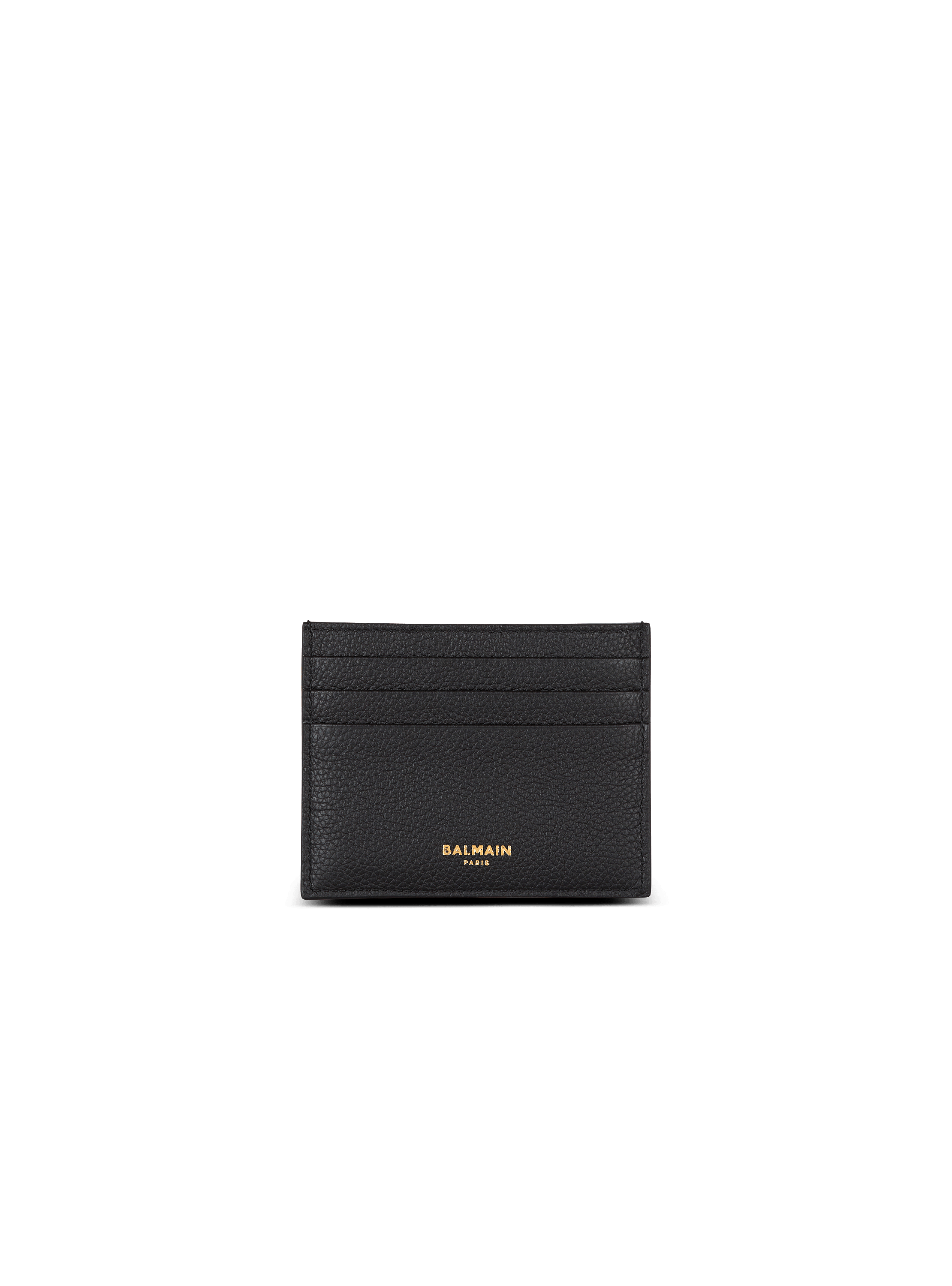 B-Buzz card holder-grained calfskin