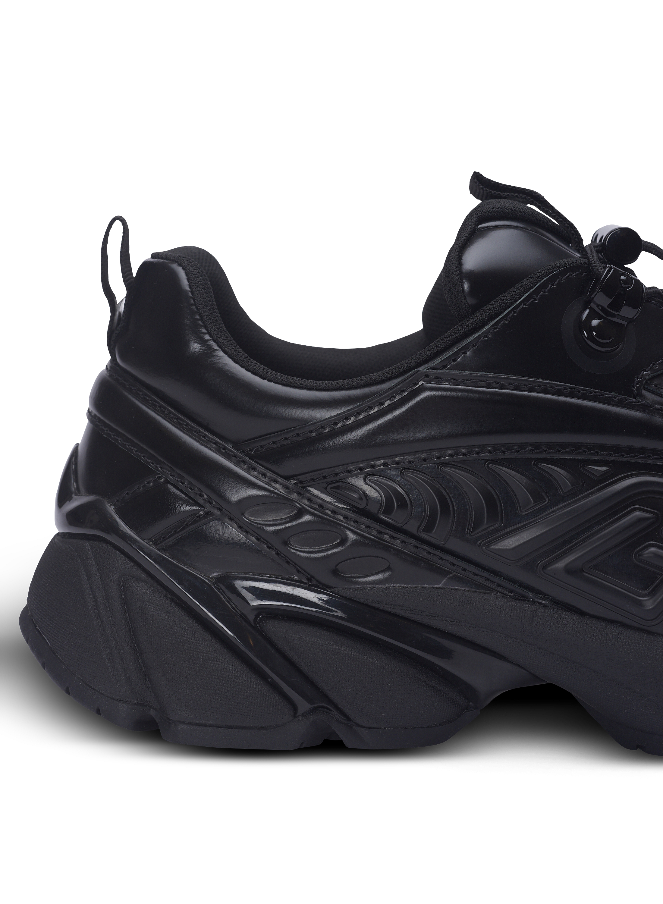 スニーカー BALMAIN SS25 'Cosmic Dust' sneakers (EM1VI357LGSZ 0PA) Balmain Black Cosmic Dust Sneakers | Fashion Clinic