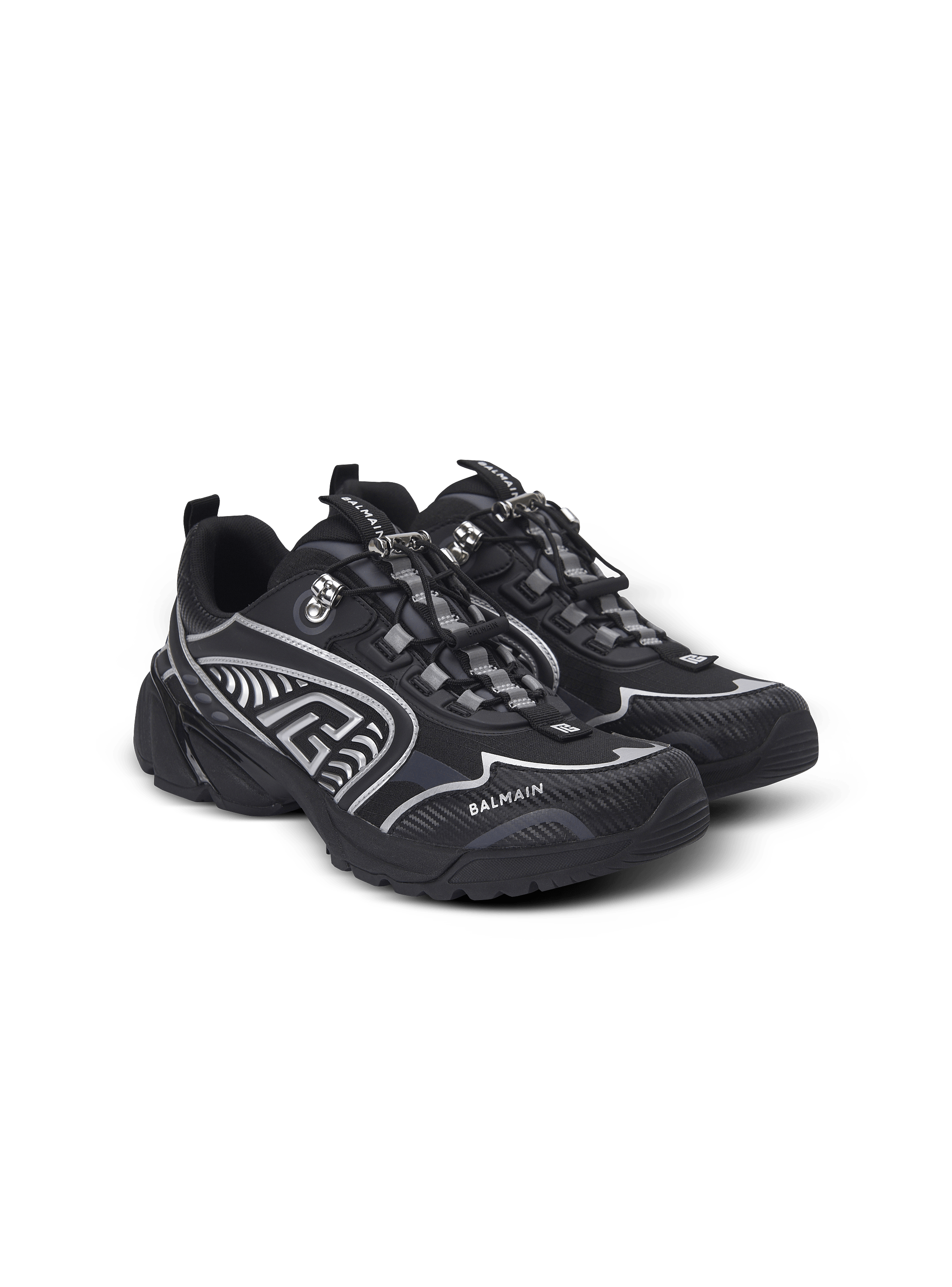 スニーカー BALMAIN Cosmic Dust Sneakers - Balmain - Leather - Neutral Cosmic Dust | BALMAIN