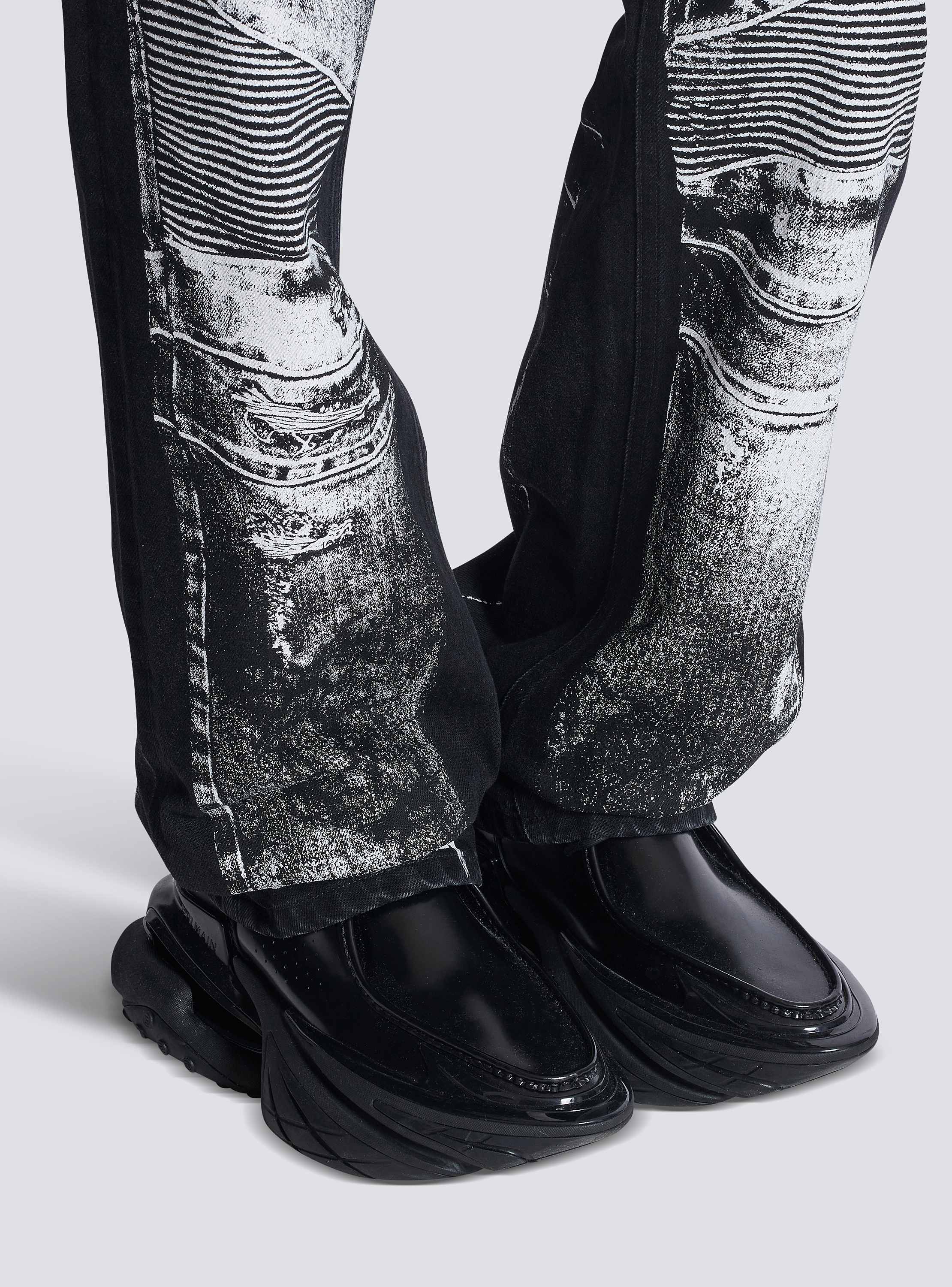 BALMAIN☆Unicorn グレーズドレザー ダービー スニーカー Unicorn グレーズドレザー ダービー - Men | BALMAIN