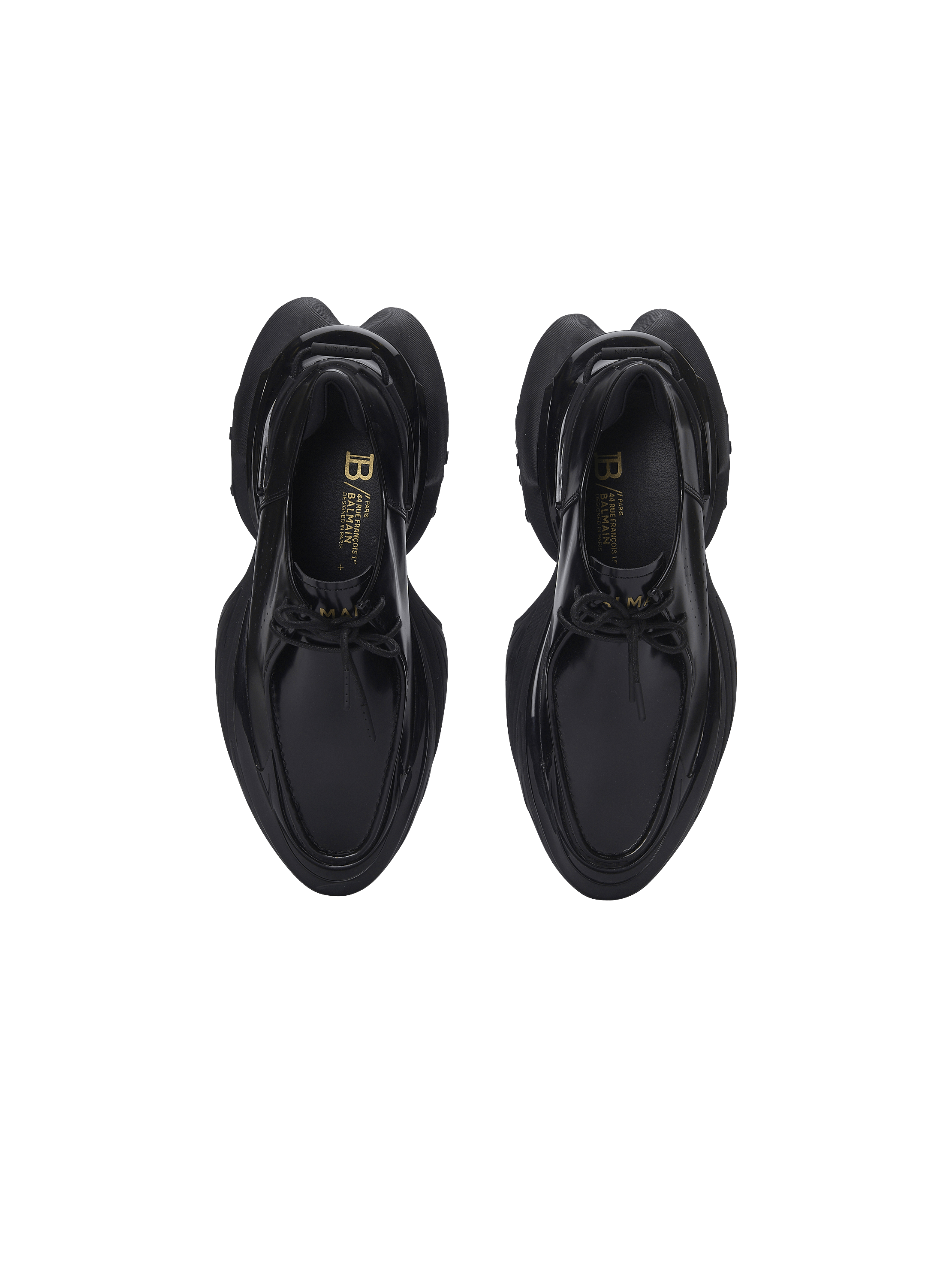 BALMAIN☆Unicorn グレーズドレザー ダービー スニーカー Unicorn グレーズドレザー ダービー - Men | BALMAIN