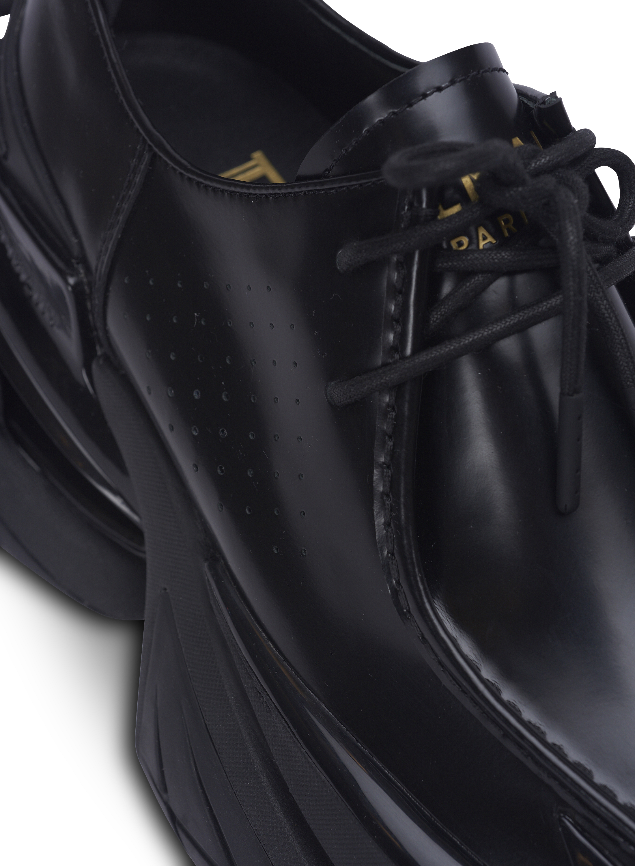 BALMAIN☆Unicorn グレーズドレザー ダービー スニーカー Unicorn グレーズドレザー ダービー - Men | BALMAIN