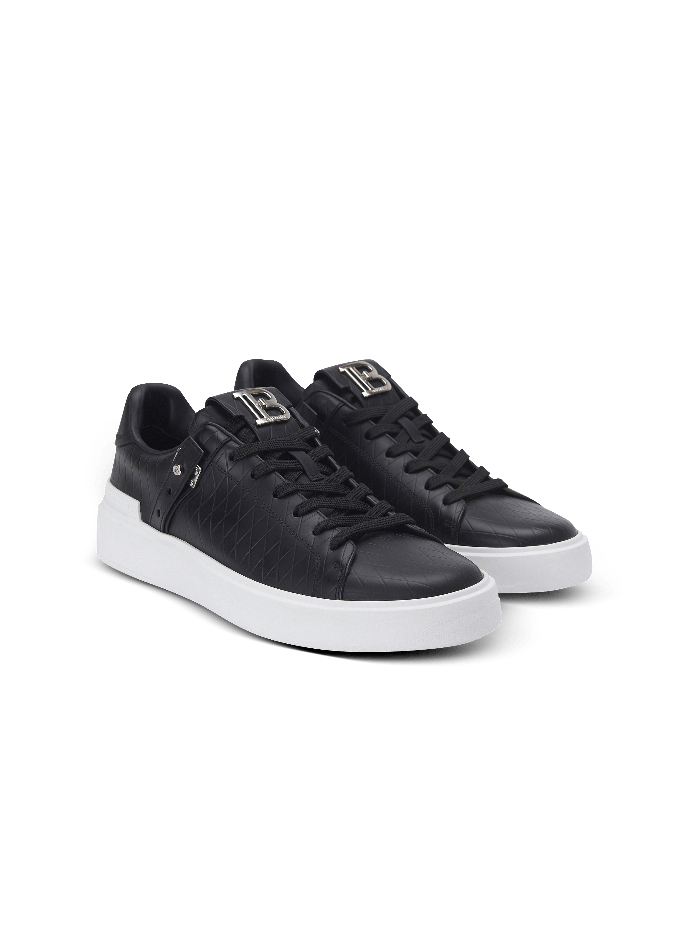 B-Court B-Buzz trainers in embossed calfskin black - Men