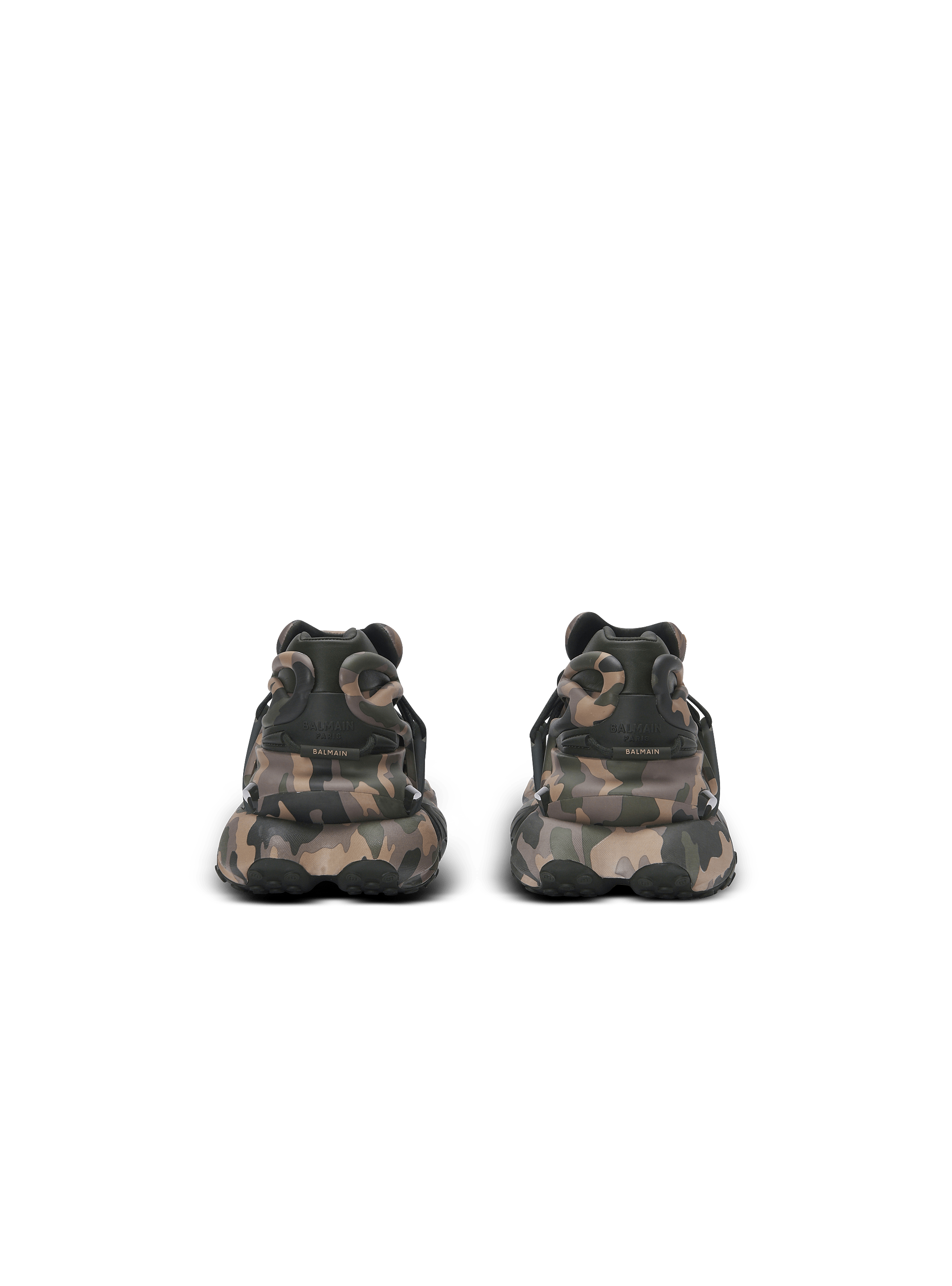 【送料&関税込】Balmain Unicorn Low Camouflage-print Trainer Unicorn Low camouflage-print trainers khaki khaki - Men