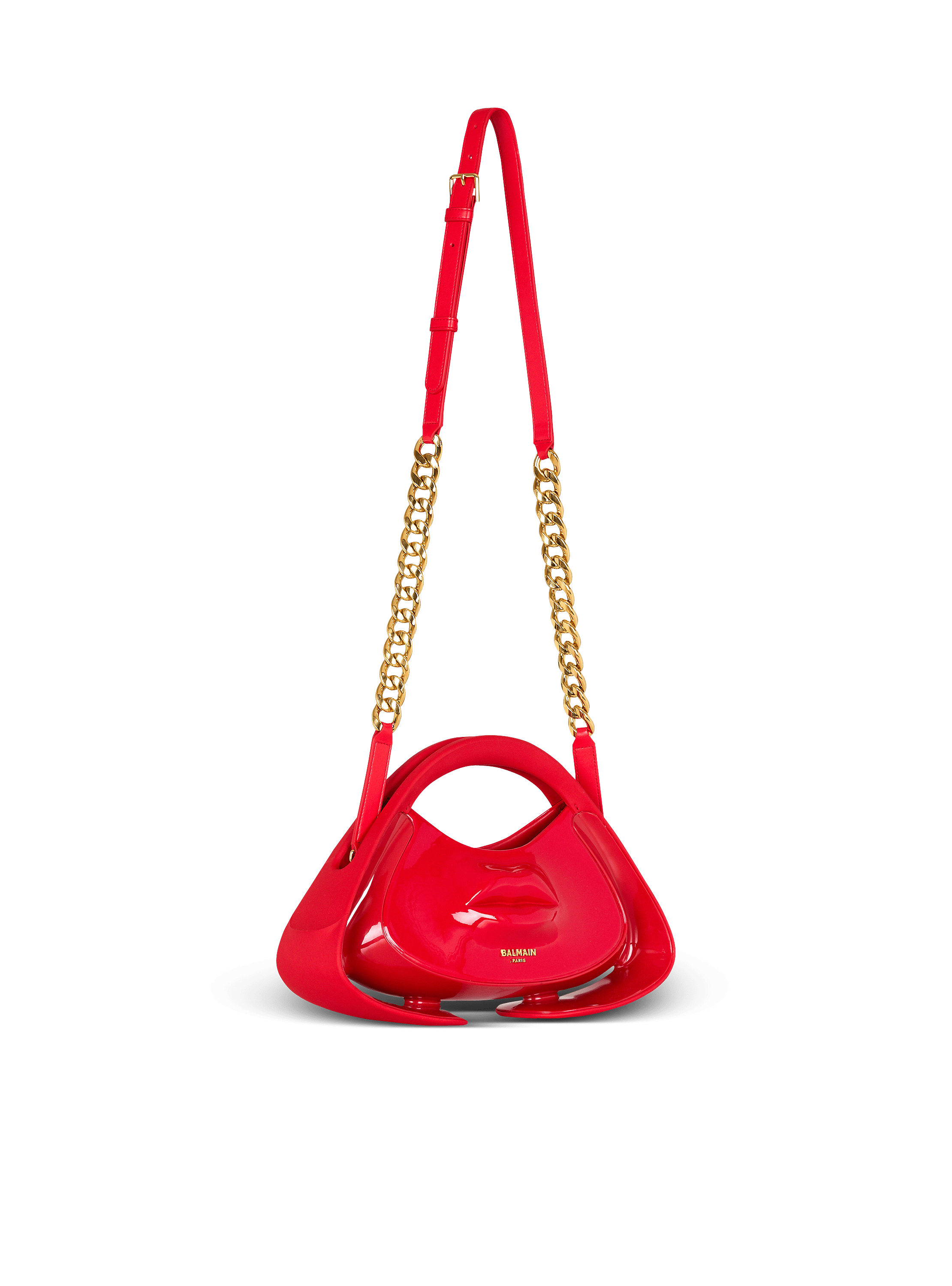 Medium Jolie Madame bag with raised mouth detail red - Women
