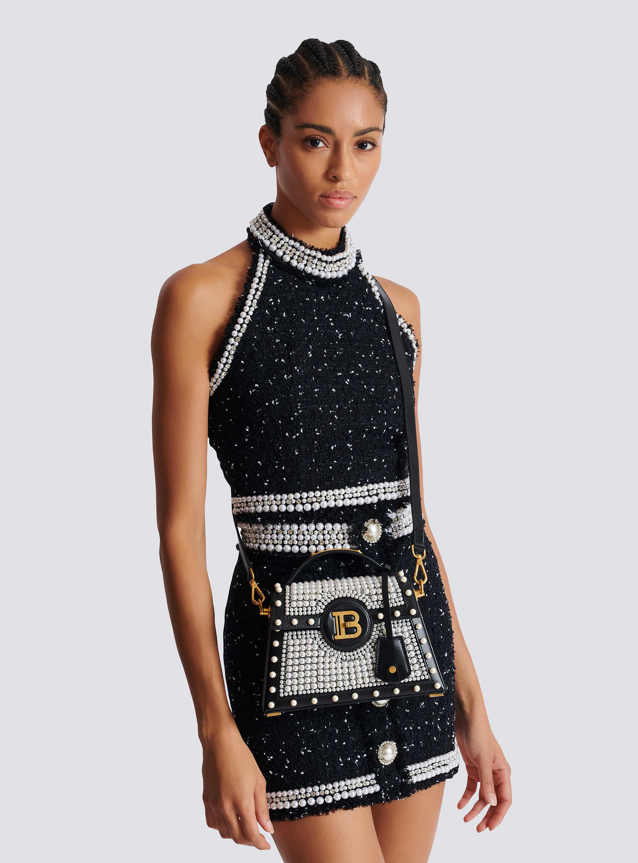 Balmain☆VIP価格  B-Buzz ダイナスティ バッグ Box Leather B-Buzz Dynasty bag - Women | BALMAIN