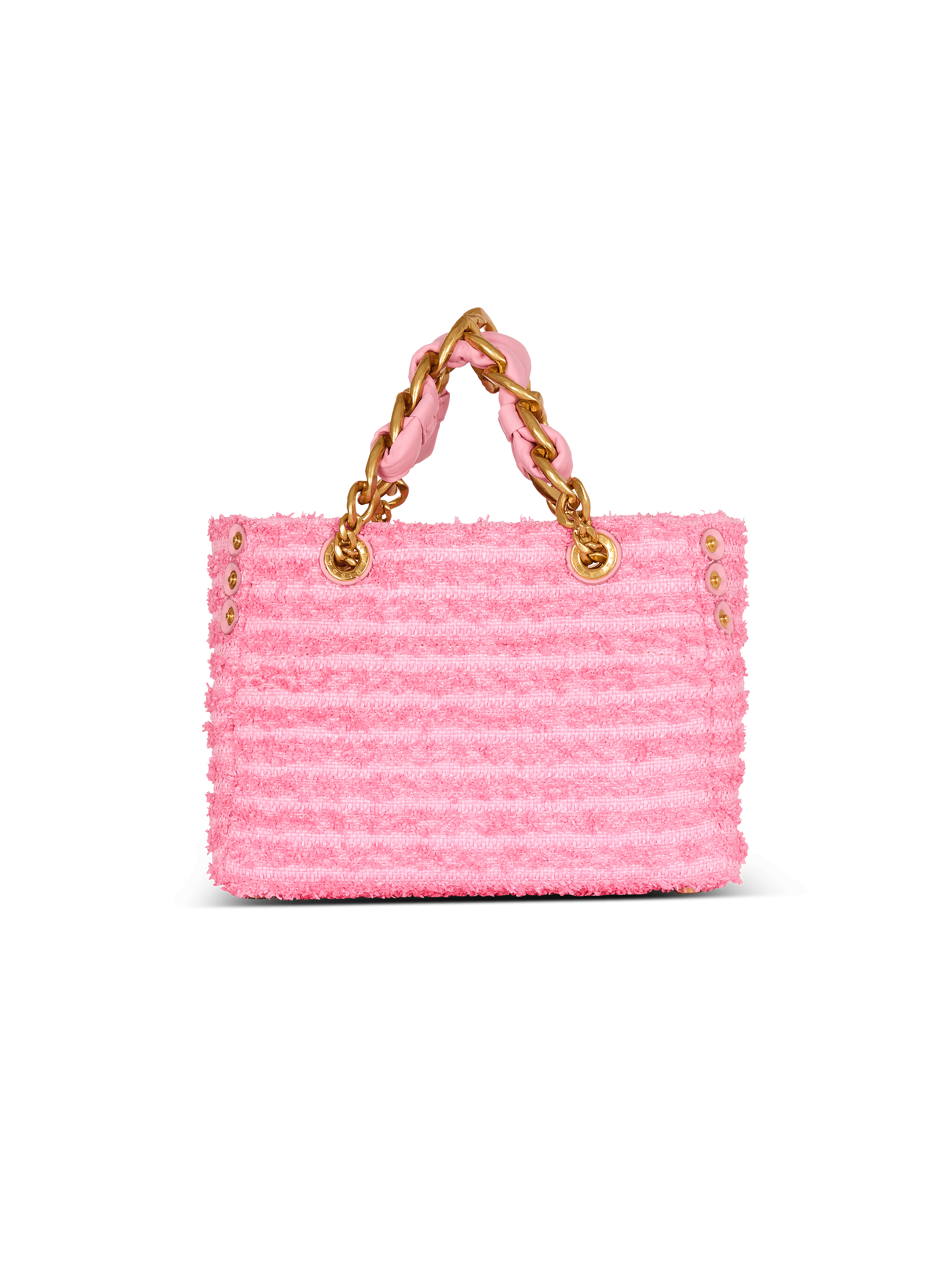 1945 Soft tote in tweed-effect raffia