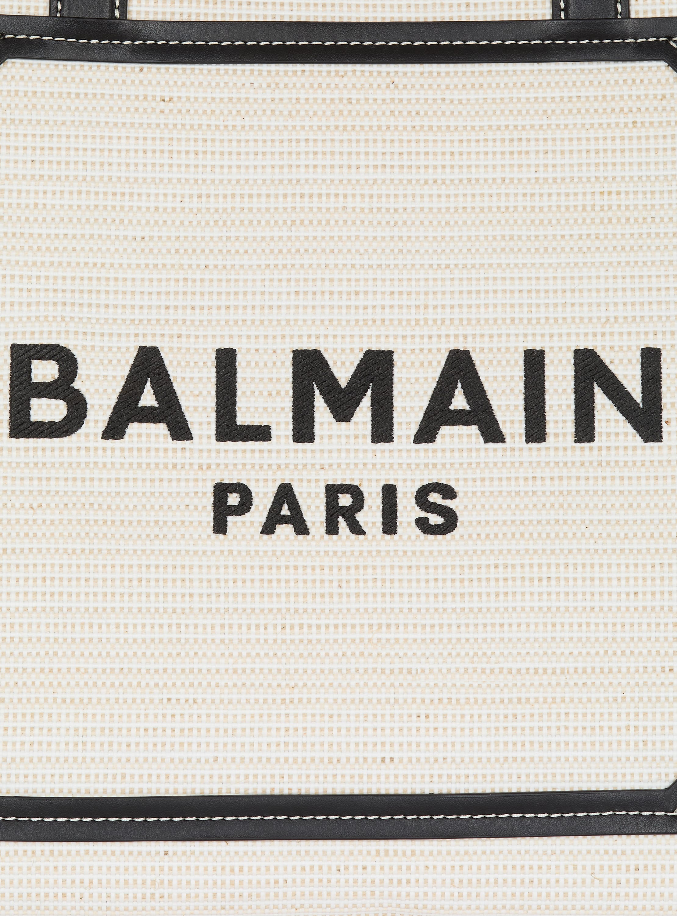 Medium raffia B-Army tote bag - Women | BALMAIN