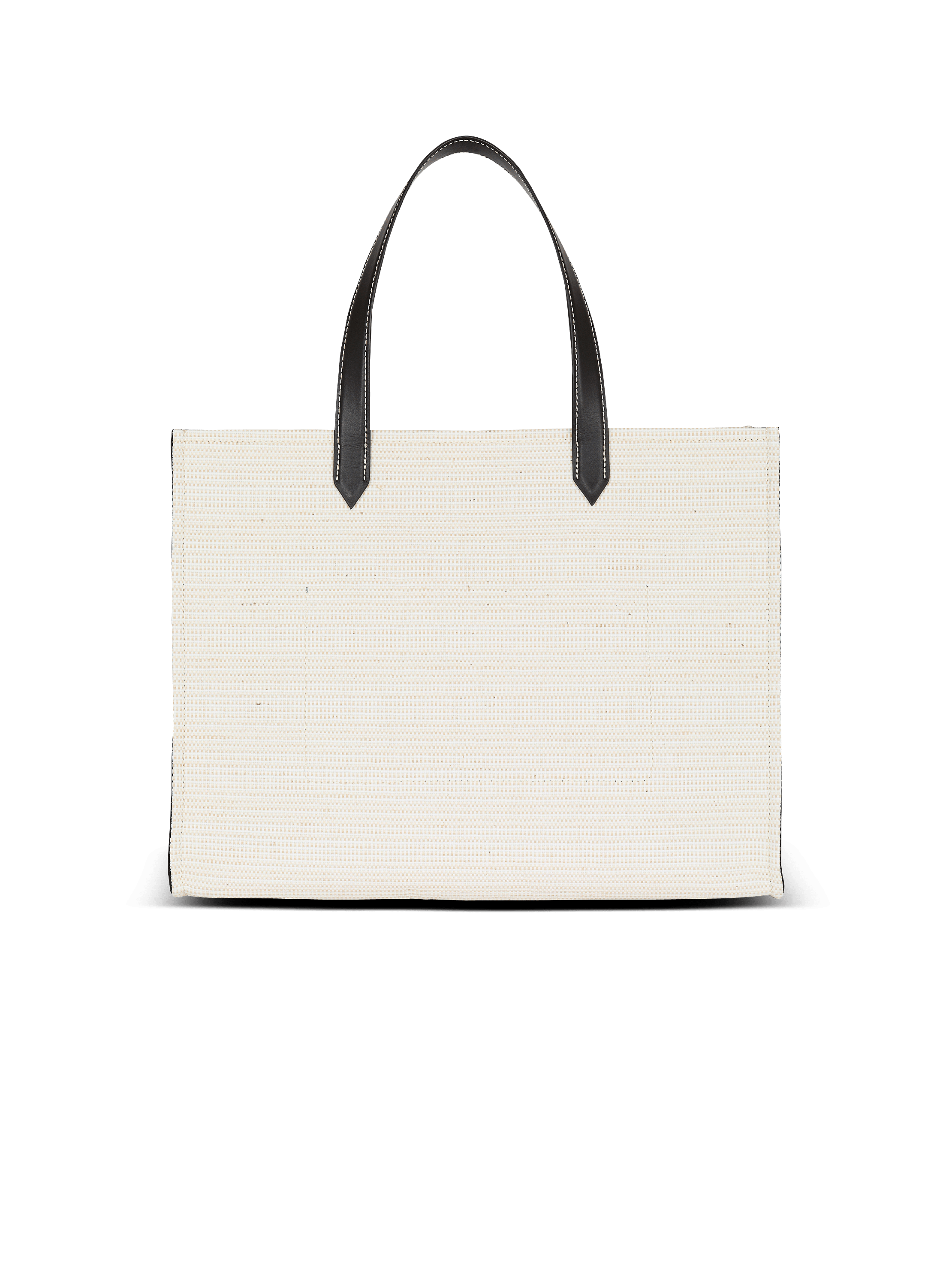 Medium raffia B-Army tote bag - Women | BALMAIN