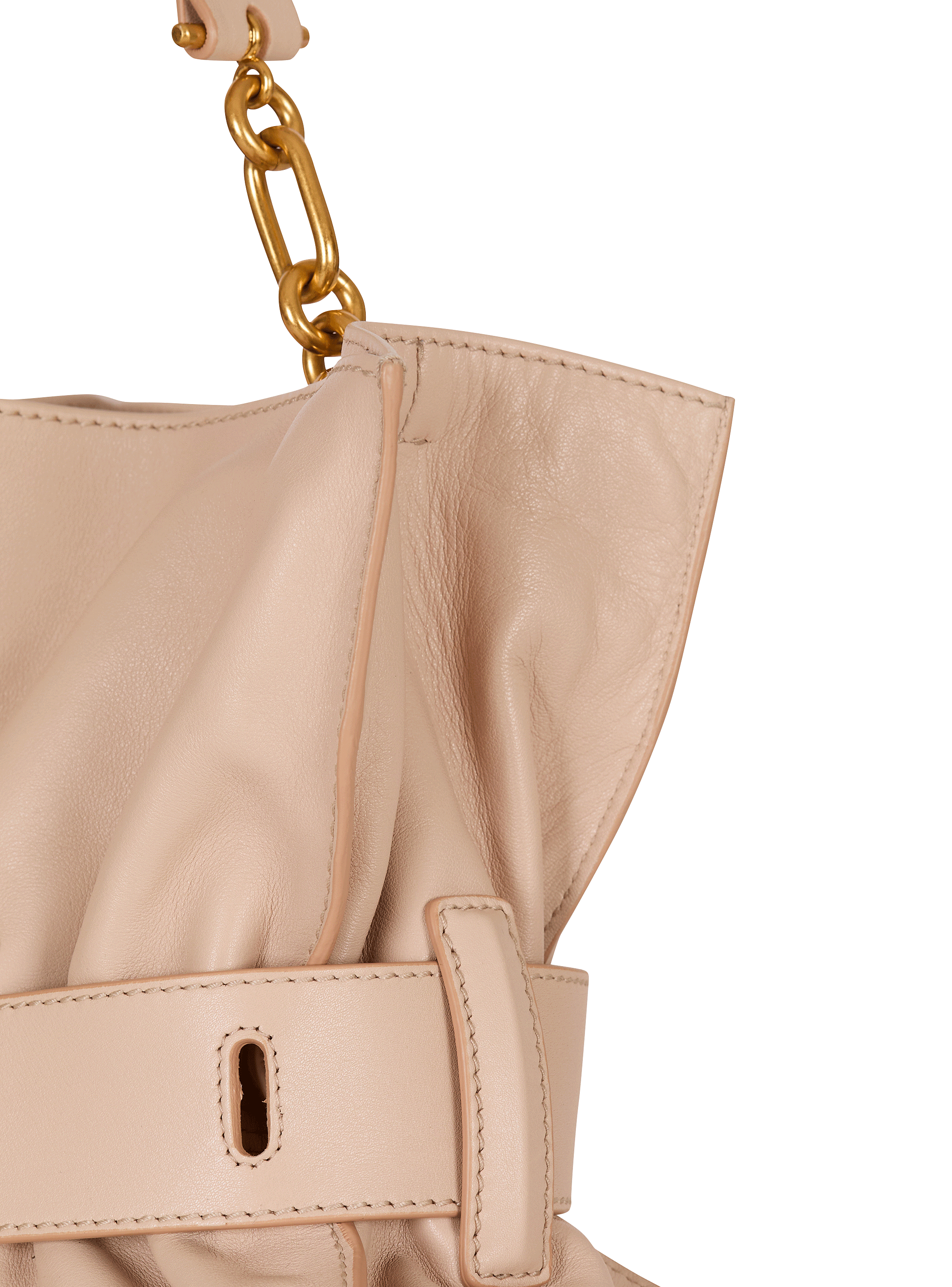 【関税＆送料込み】Balmain Anthem Medium Bag Medium Anthem bag in leather black black - Women | BALMAIN