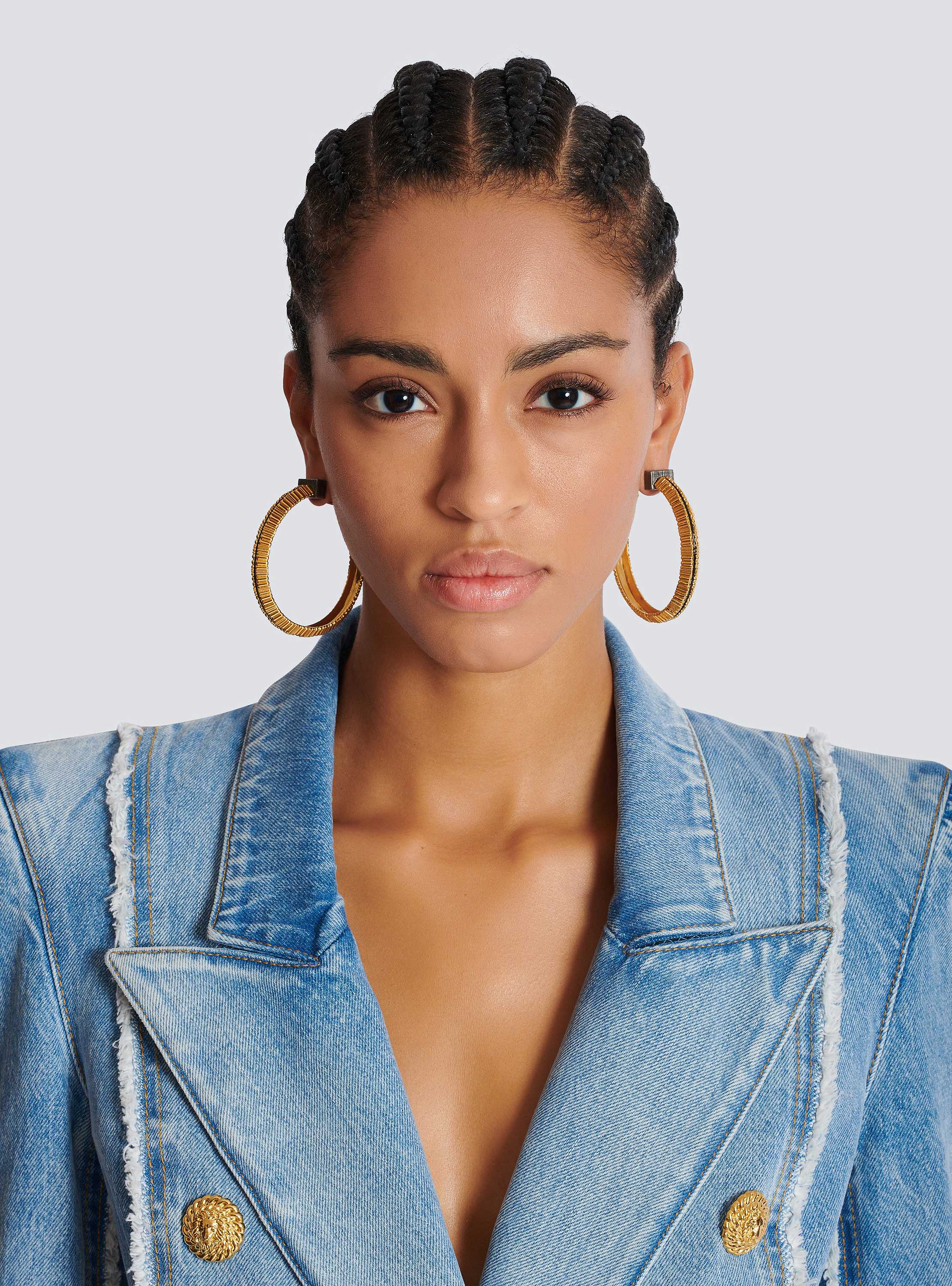Brass Perfume hoops 