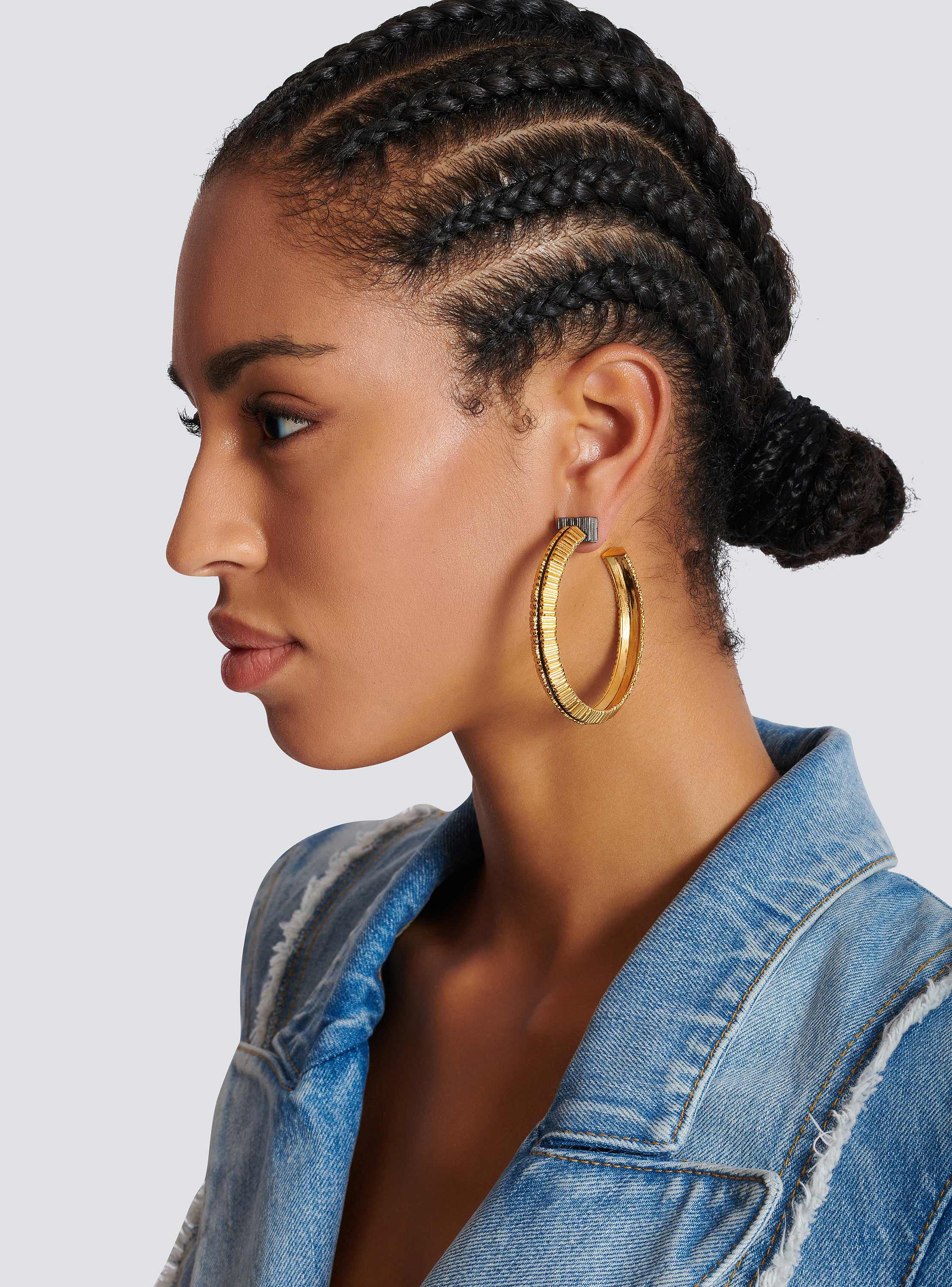 Brass Perfume hoops 