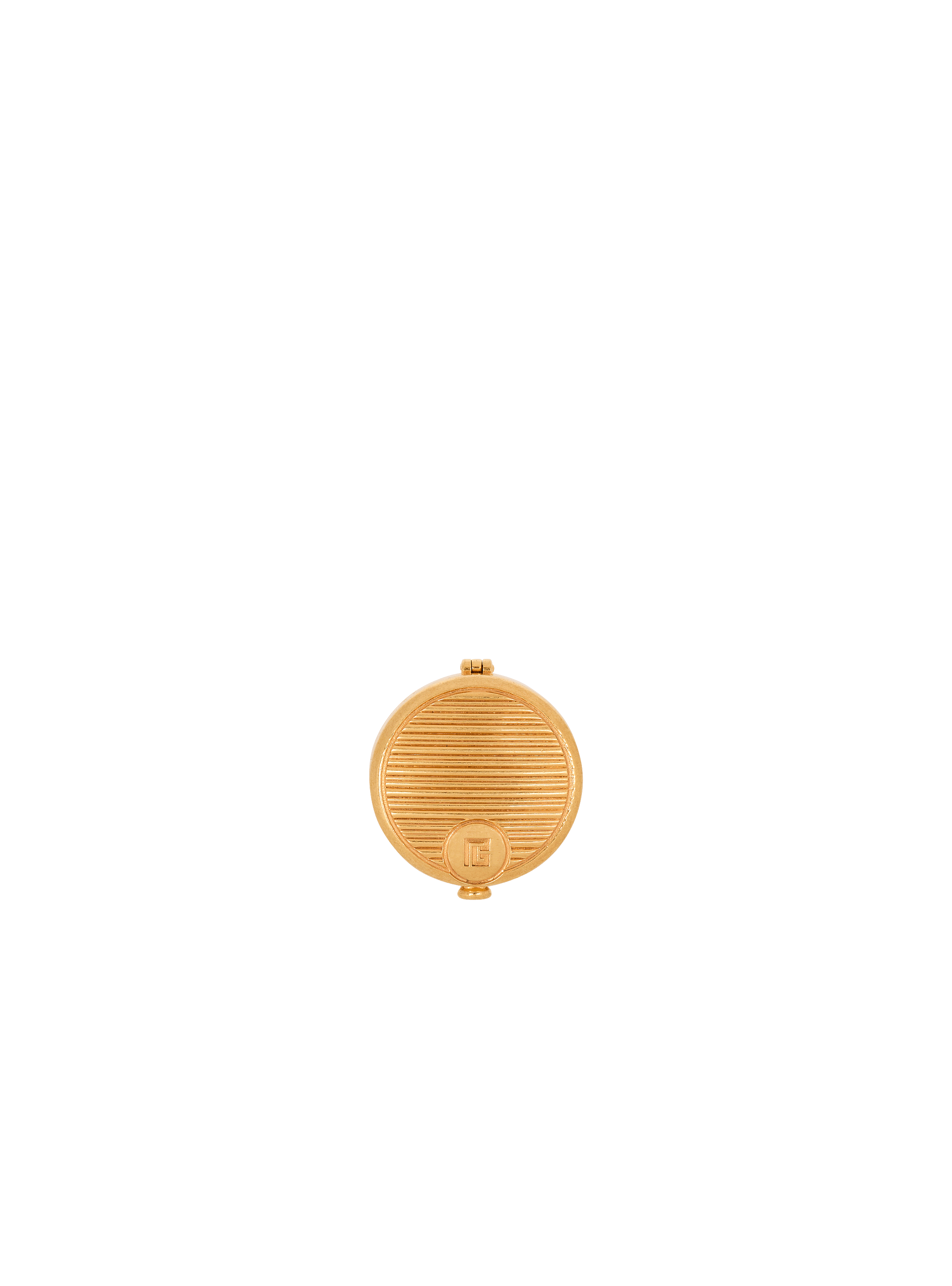Powder compact ring-brass