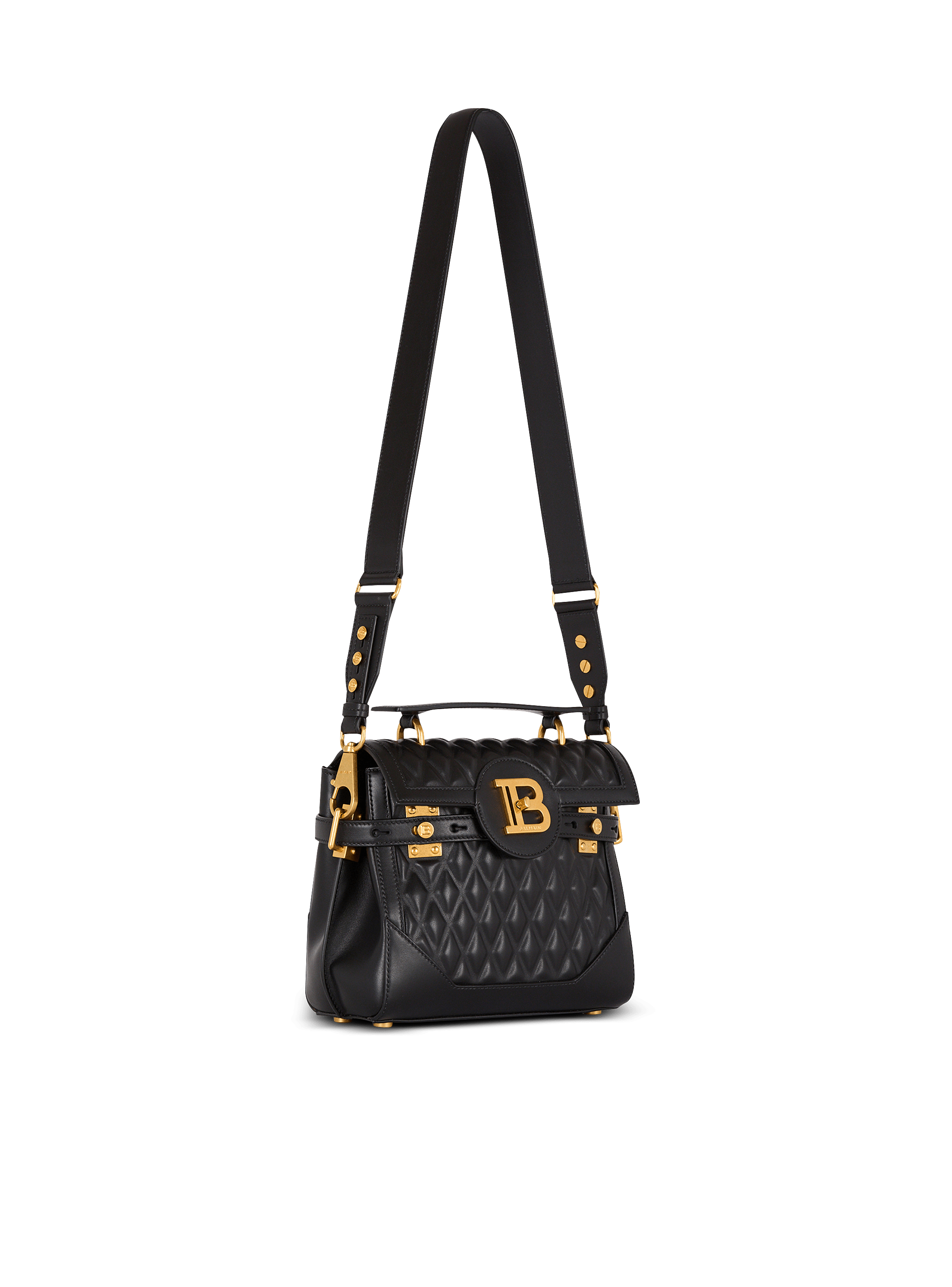 【関税＆送料込み】Balmain \"B-Buzz 23\" Calfskin Bag Bags Smooth leather B-Buzz 23 bag - Women | BALMAIN