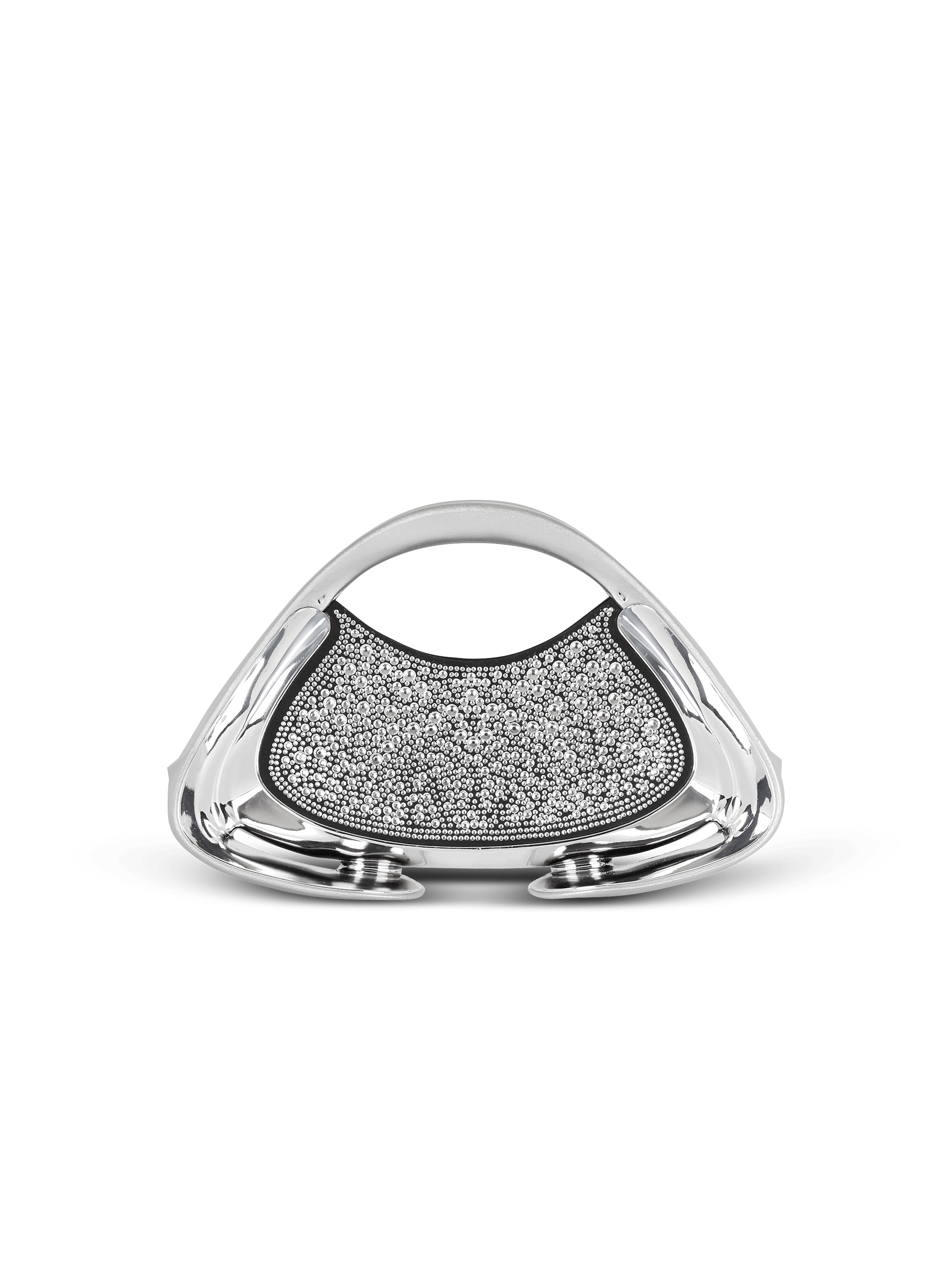 Medium rhinestone Jolie Madame bag silver silver - Women