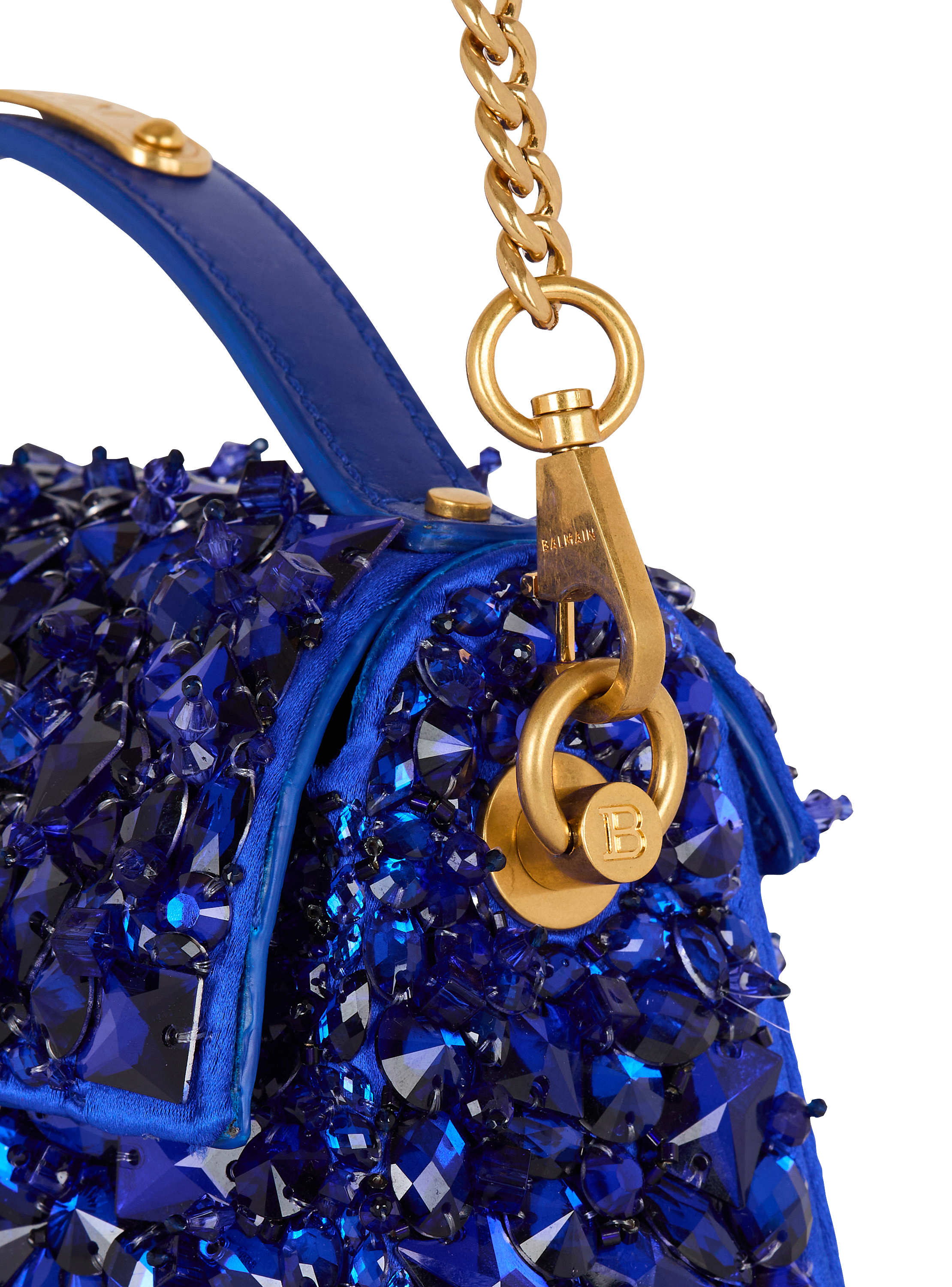 ショルダーバッグ・ポシェット BALMAIN Women Shoulder Bags 91262 EN1BQ954TTSD 89461 BLUE Balmain B-Buzz Dynasty Shoulder Bag | Harrods US