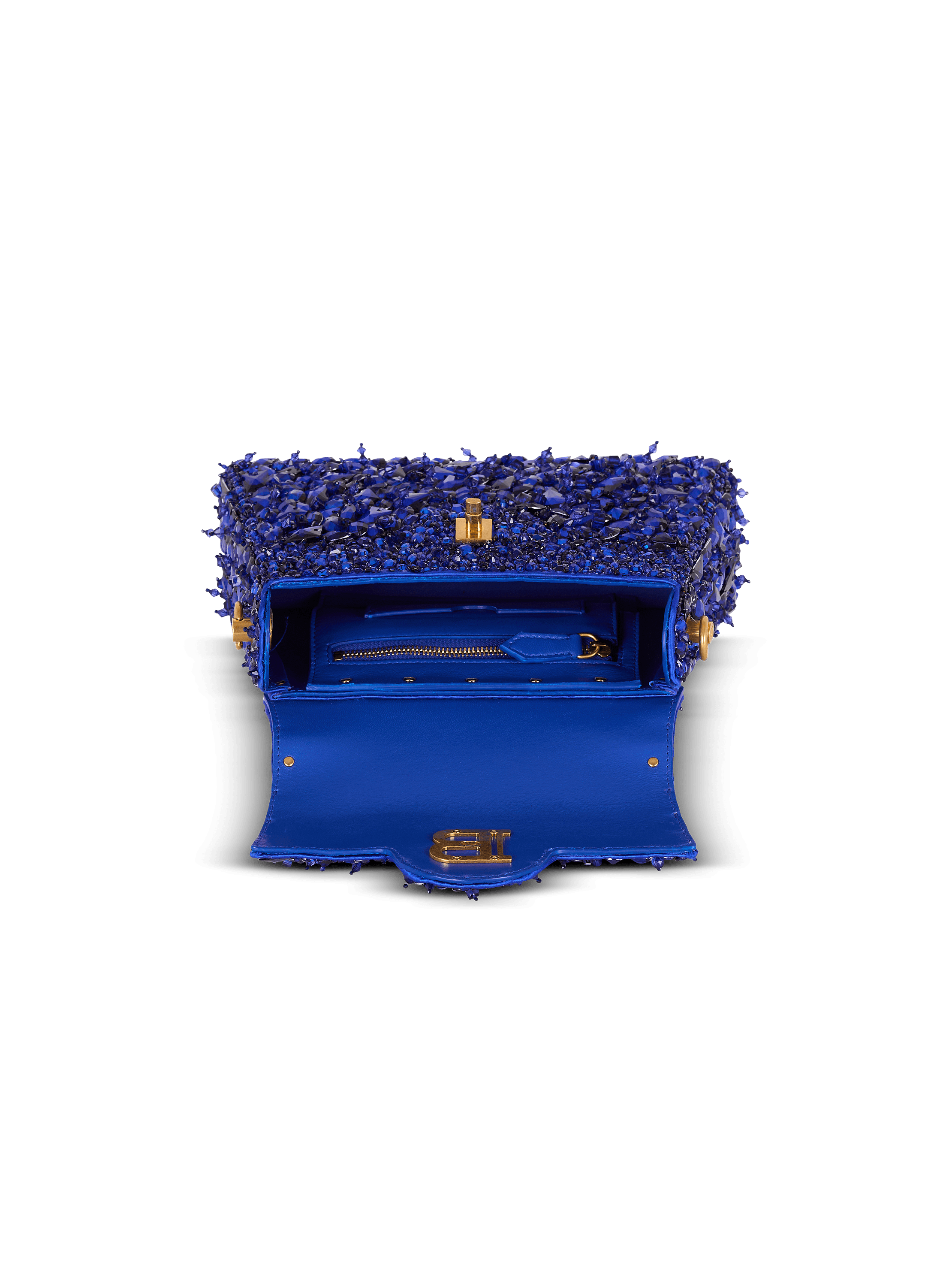 B-Buzz Dynasty レザー＆刺繍サテン バッグ