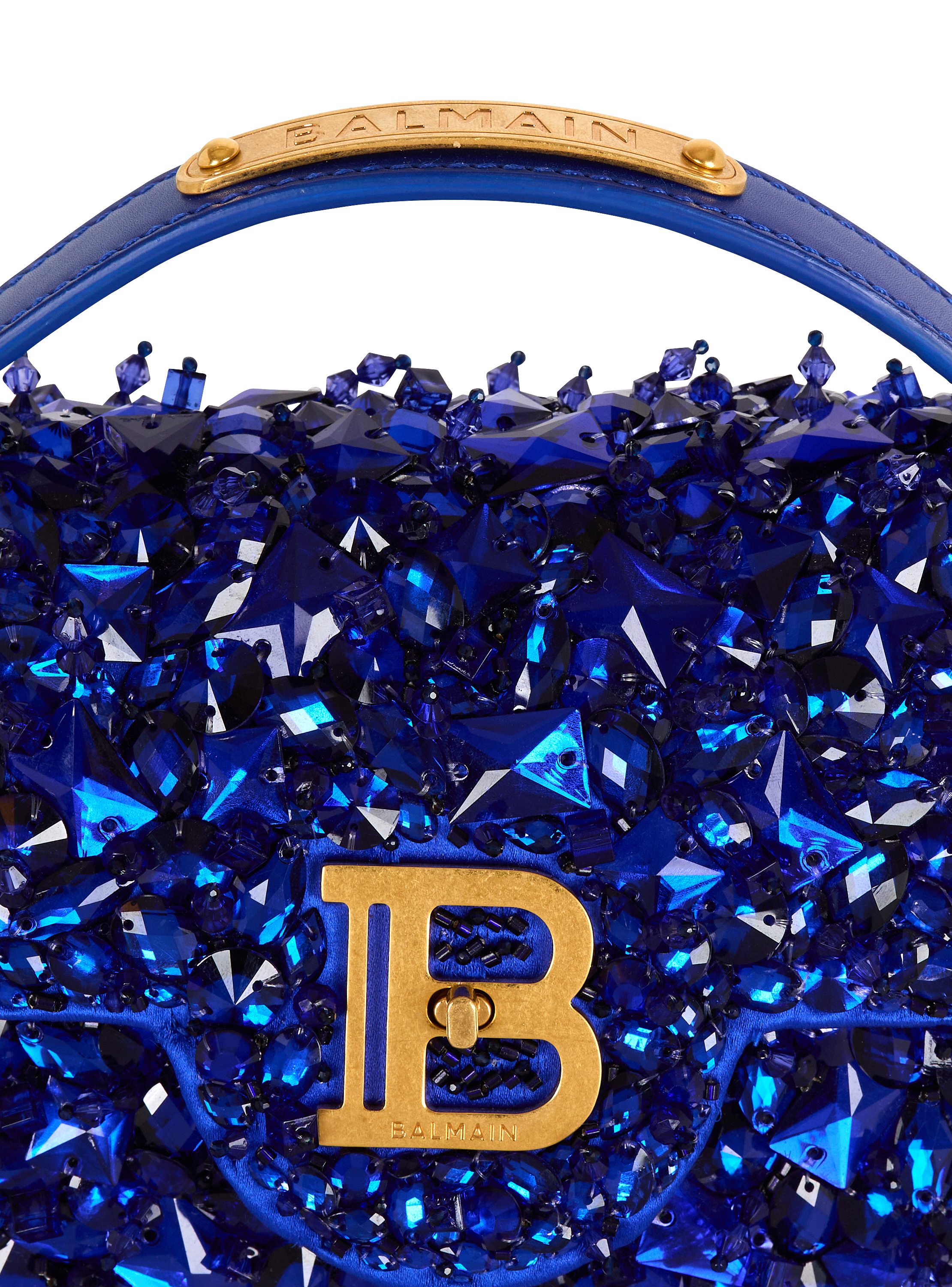 B-Buzz Dynasty レザー＆刺繍サテン バッグ