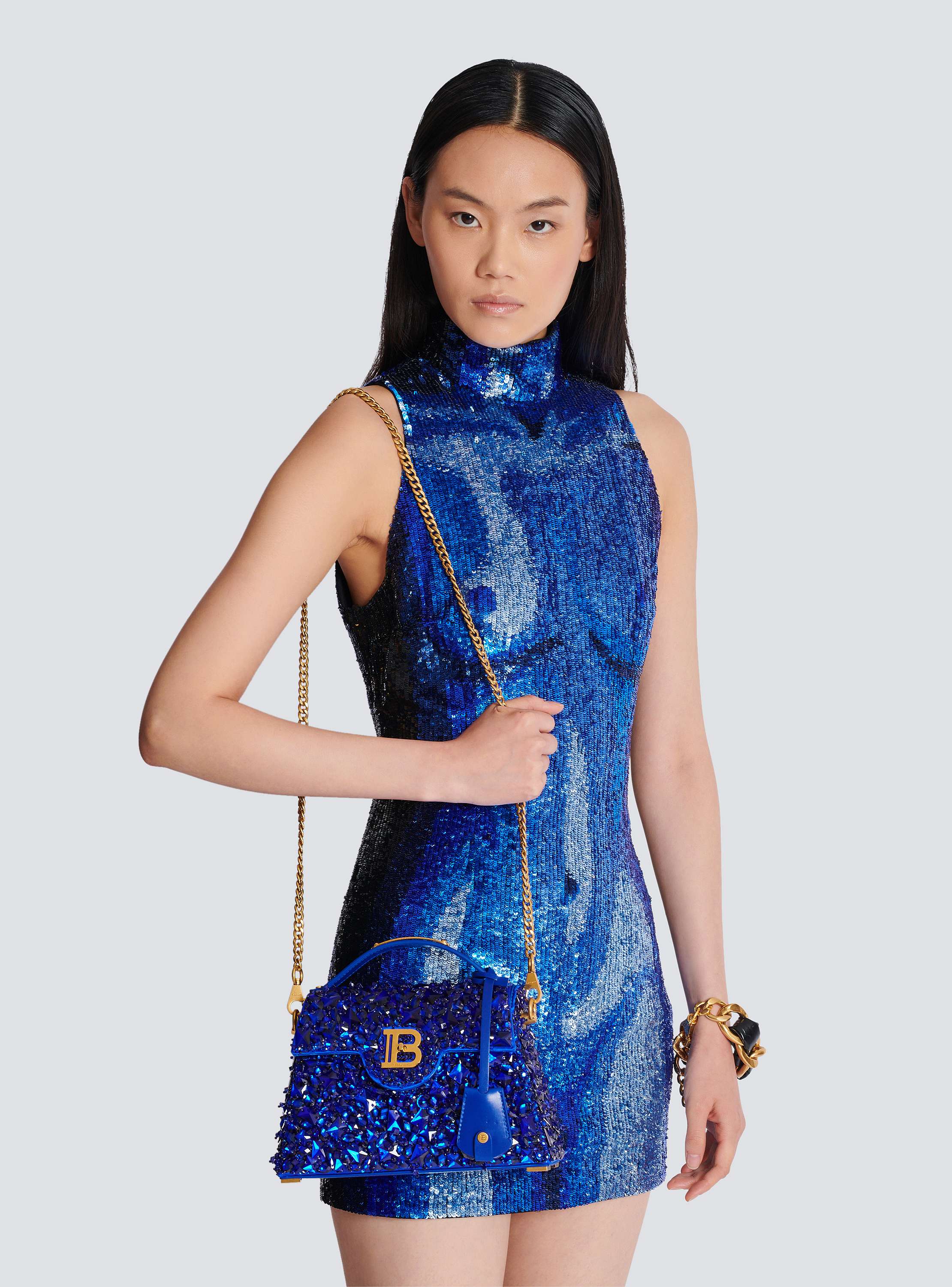 Balmain☆VIP価格  B-Buzz ダイナスティ バッグ Box Leather B-Buzz Dynasty bag - Women | BALMAIN