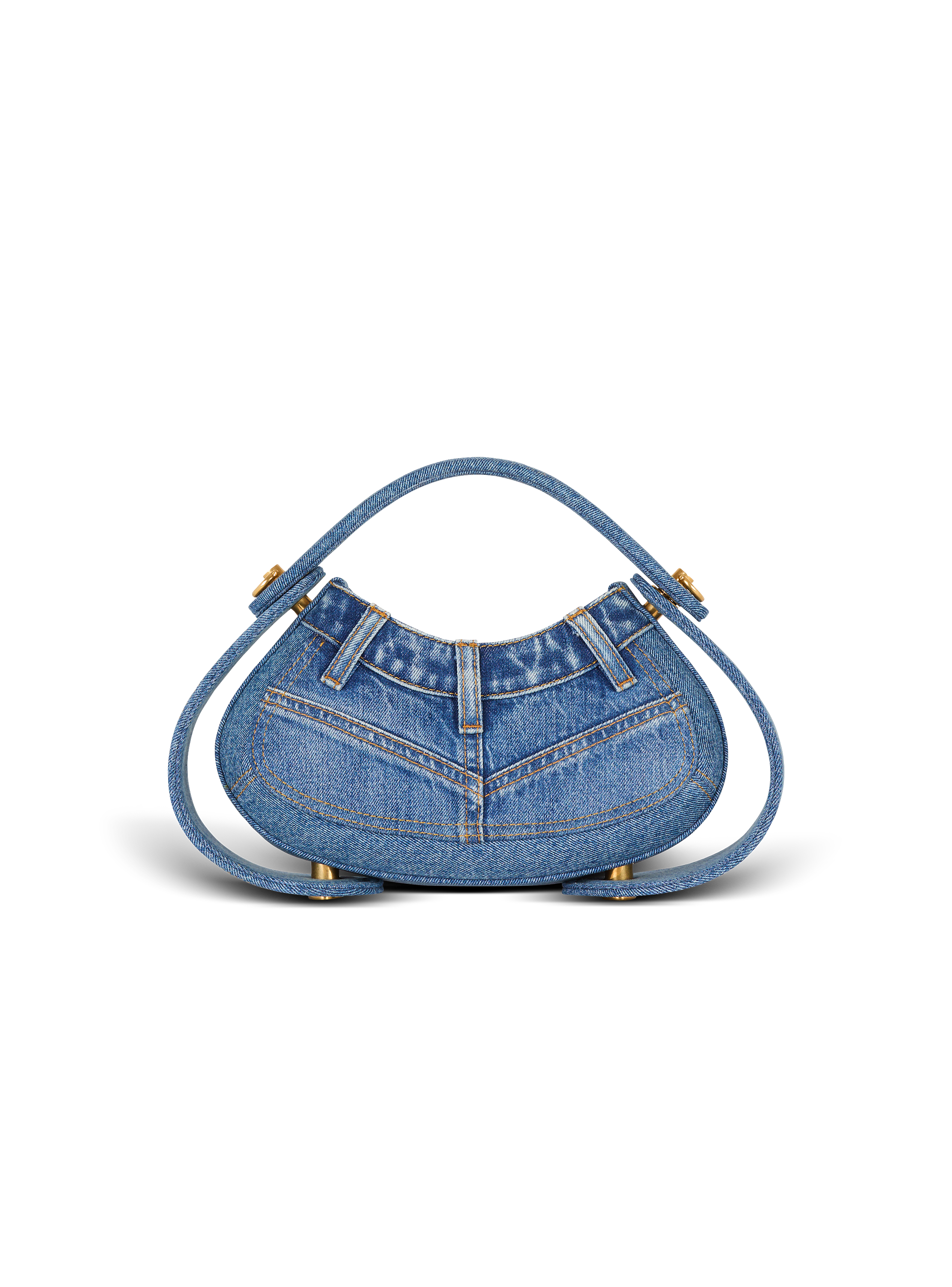 【関税込み】Balmain ホワイト Jolie Madame フーディ Medium denim Jolie Madame bag blue blue - Women | BALMAIN