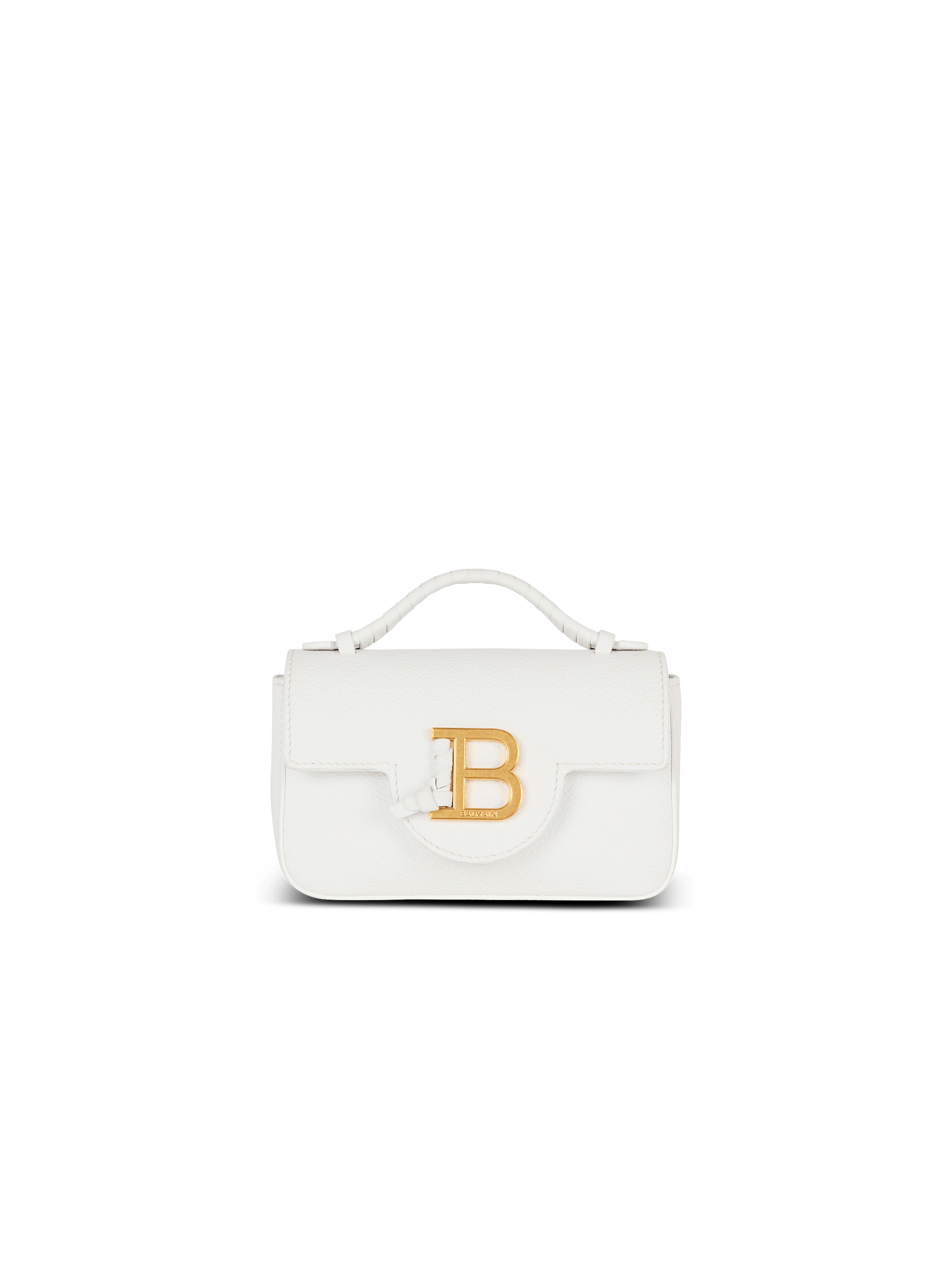 Grained calfskin B-Buzz 17 Mini bag