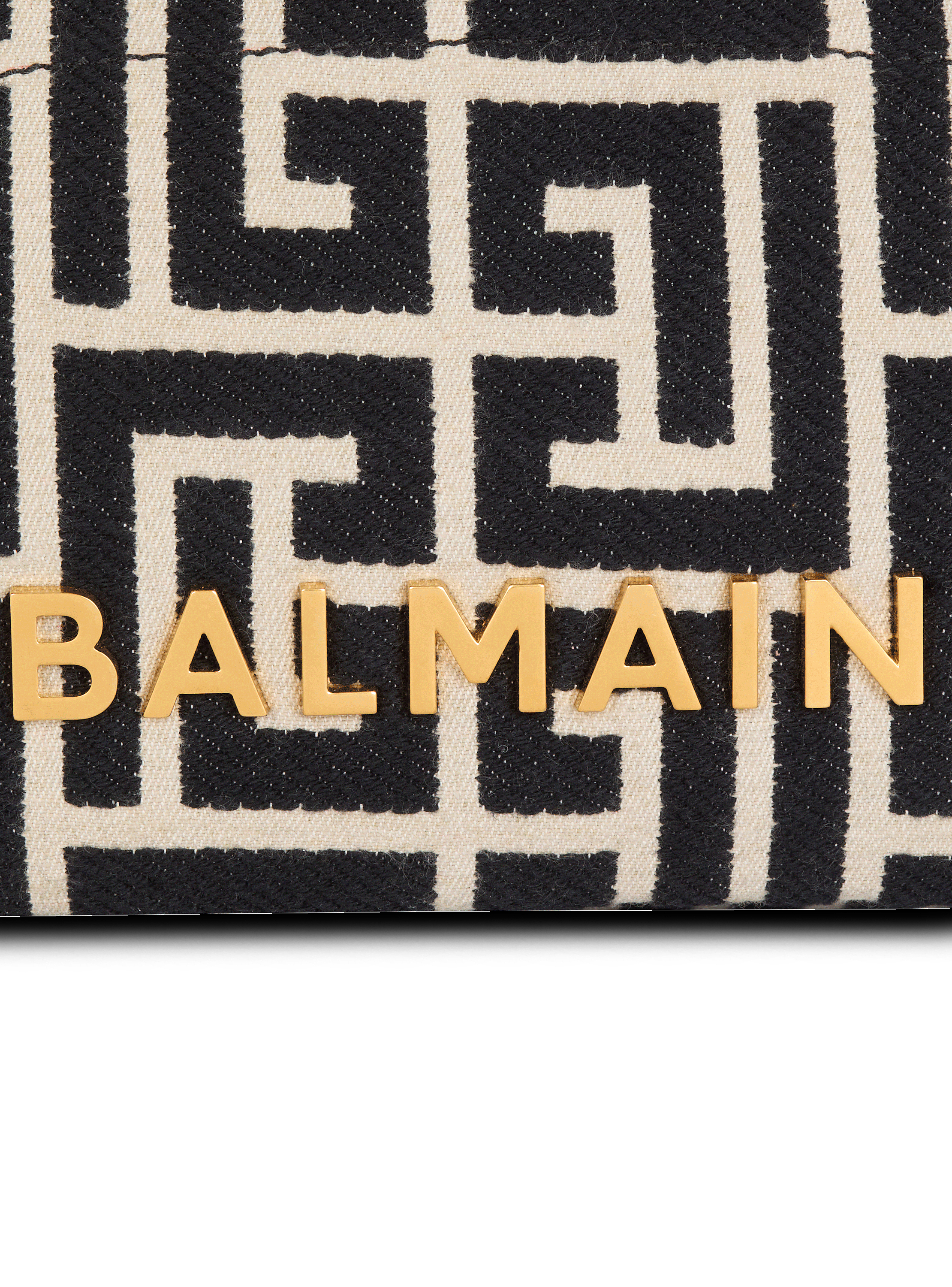 Small 1945 Soft monogrammed jacquard tote bag - Women | BALMAIN