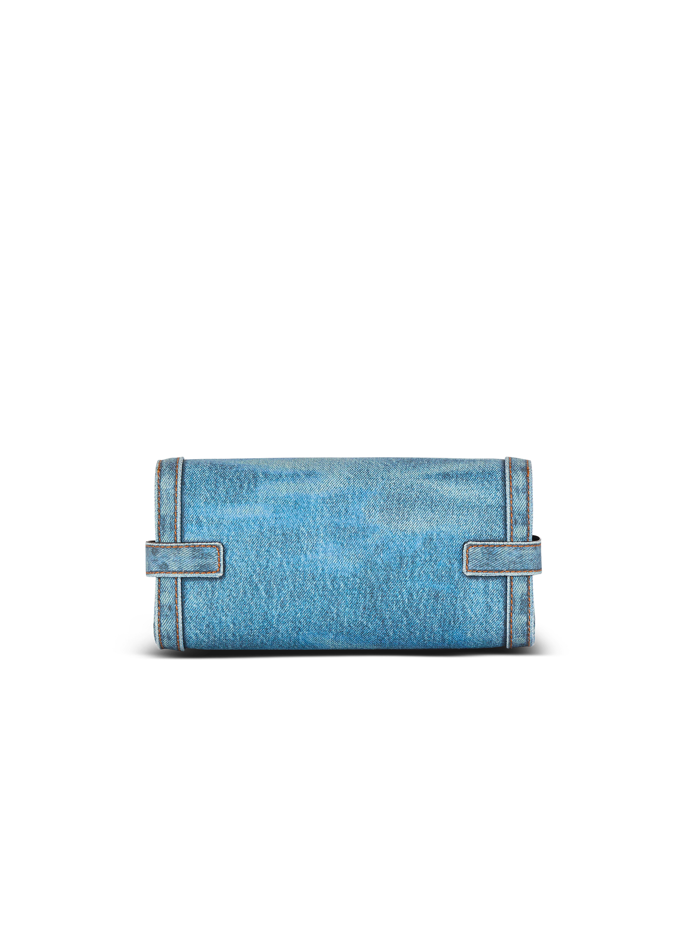【関税＆送料込み】Balmain B-Buzz Pouch 23 B-Buzz Pouch 23 in leather and embroidered satin - Women