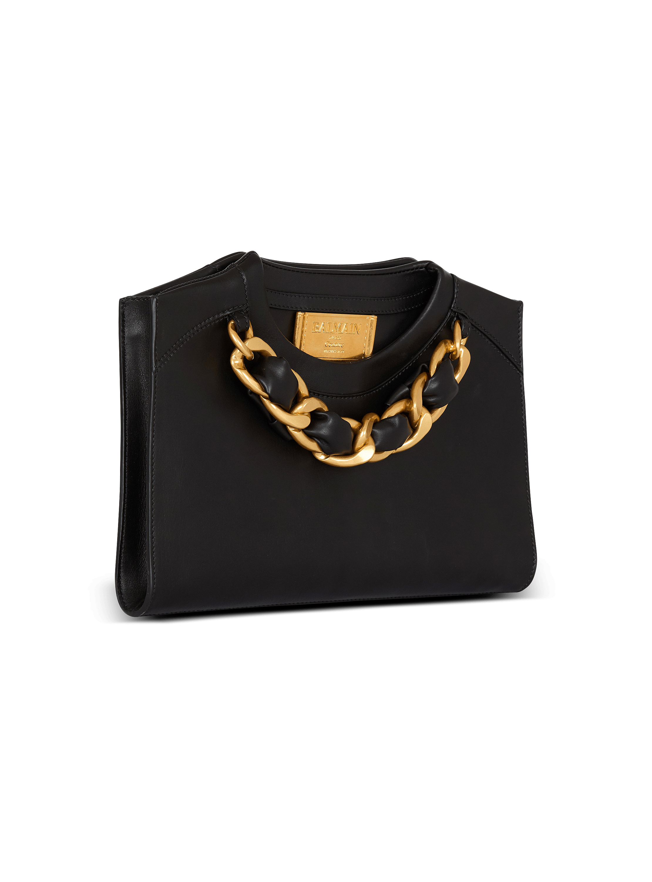 Balmain ショッパーバッグ Balmain Embleme Leather Shopping Bag | Saks Fifth Avenue