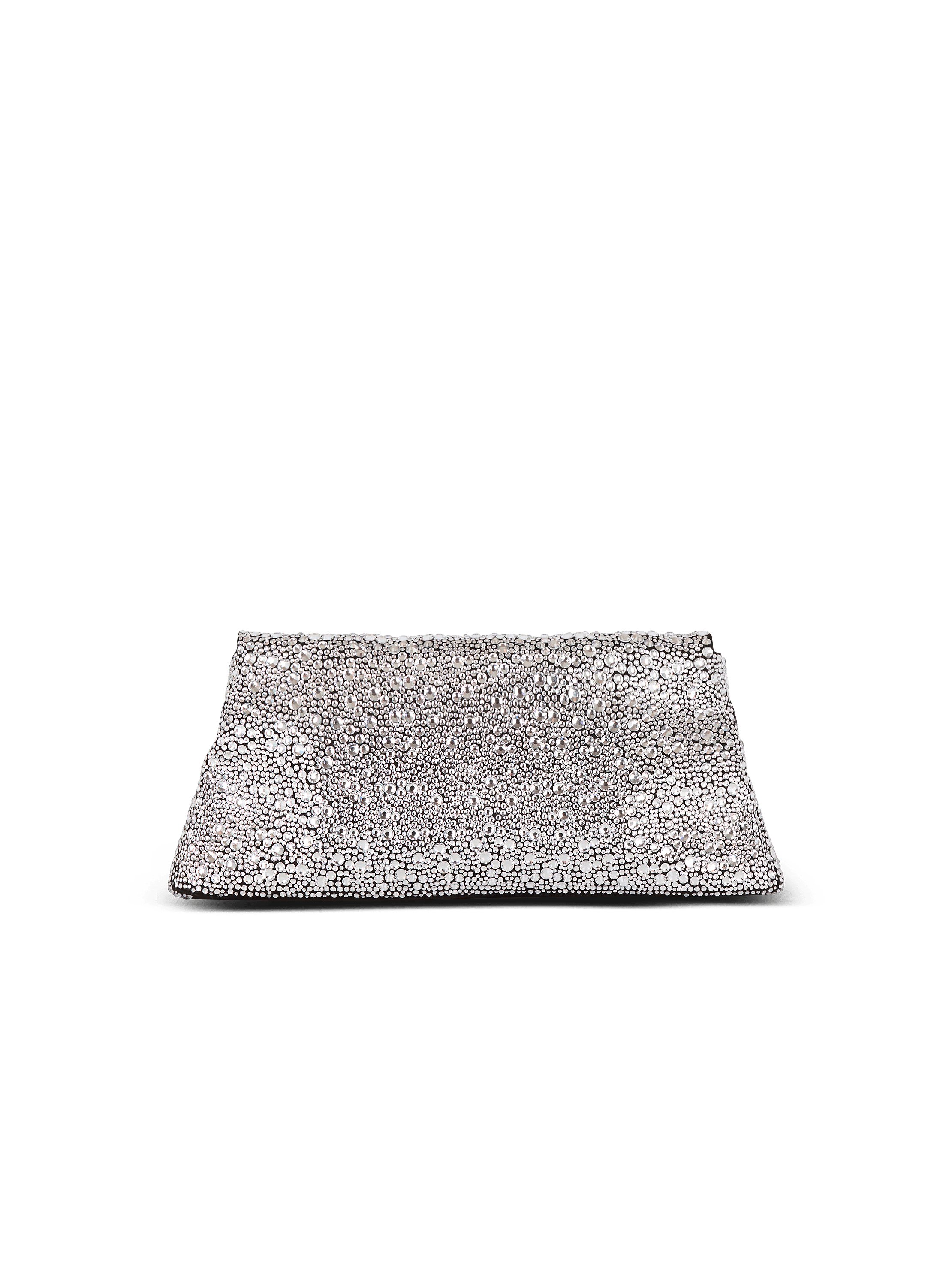 1945 Soft suede and rhinestone clutch