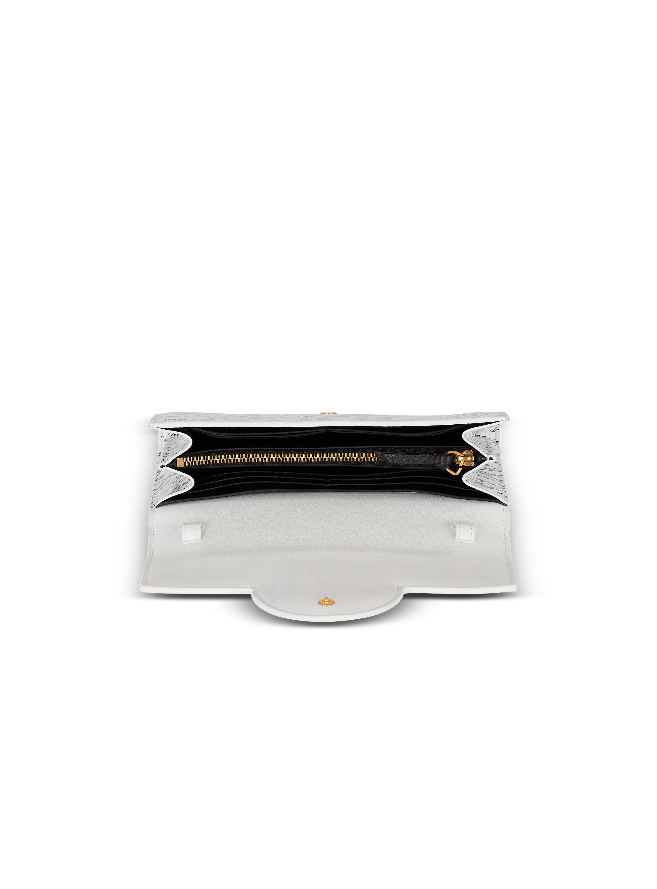 B-Buzz leather wallet with "Love Letter" print