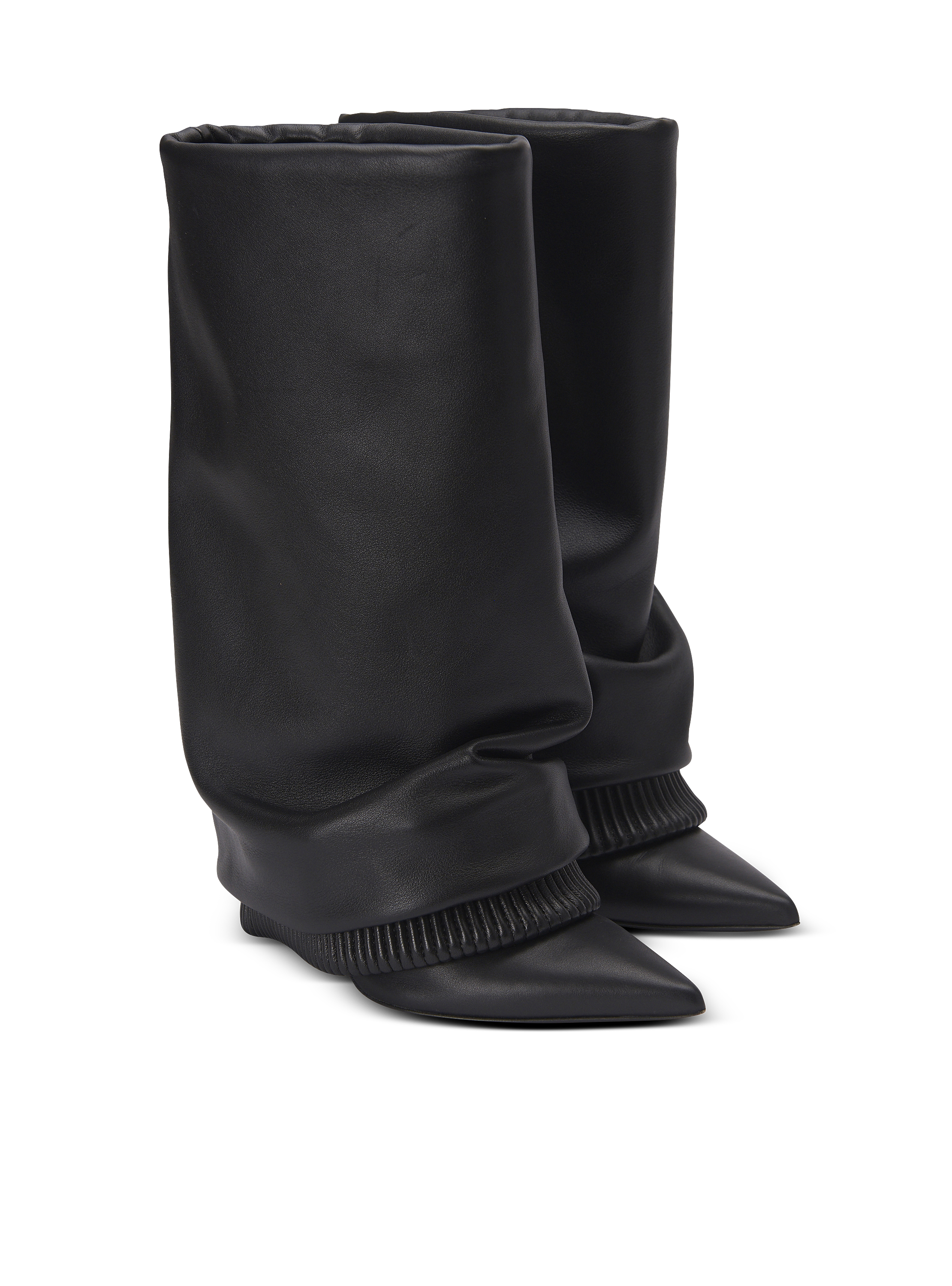 ★LUVISTRUE★AM NYLON TUCK BOOTSCUT PANTS(BLACK)★正規品 AM ナイロンタックブーツカットパンツ - LUVISTRUE | 60