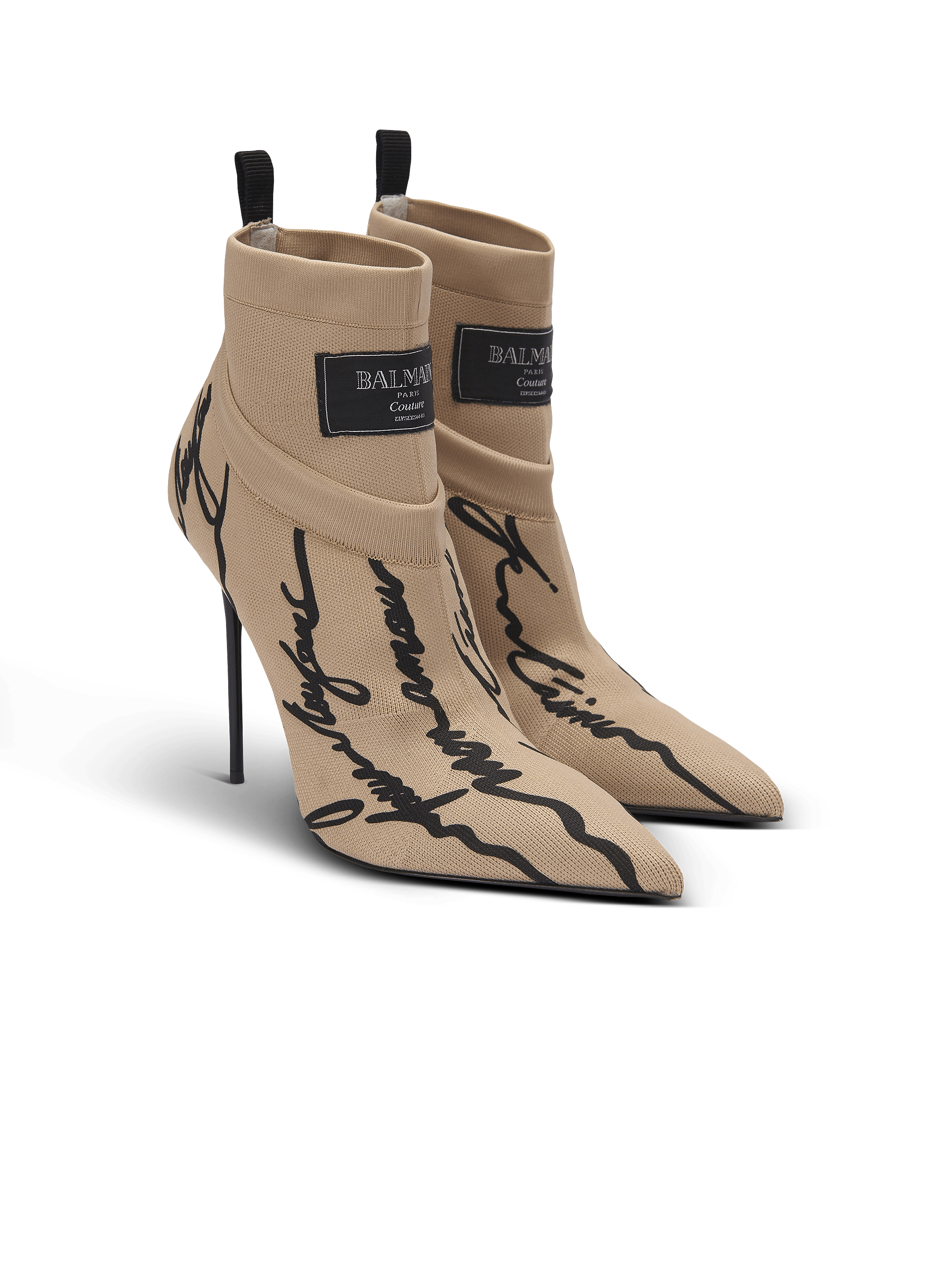 “ラブレター” クルーネック ニットアンクルブーツ